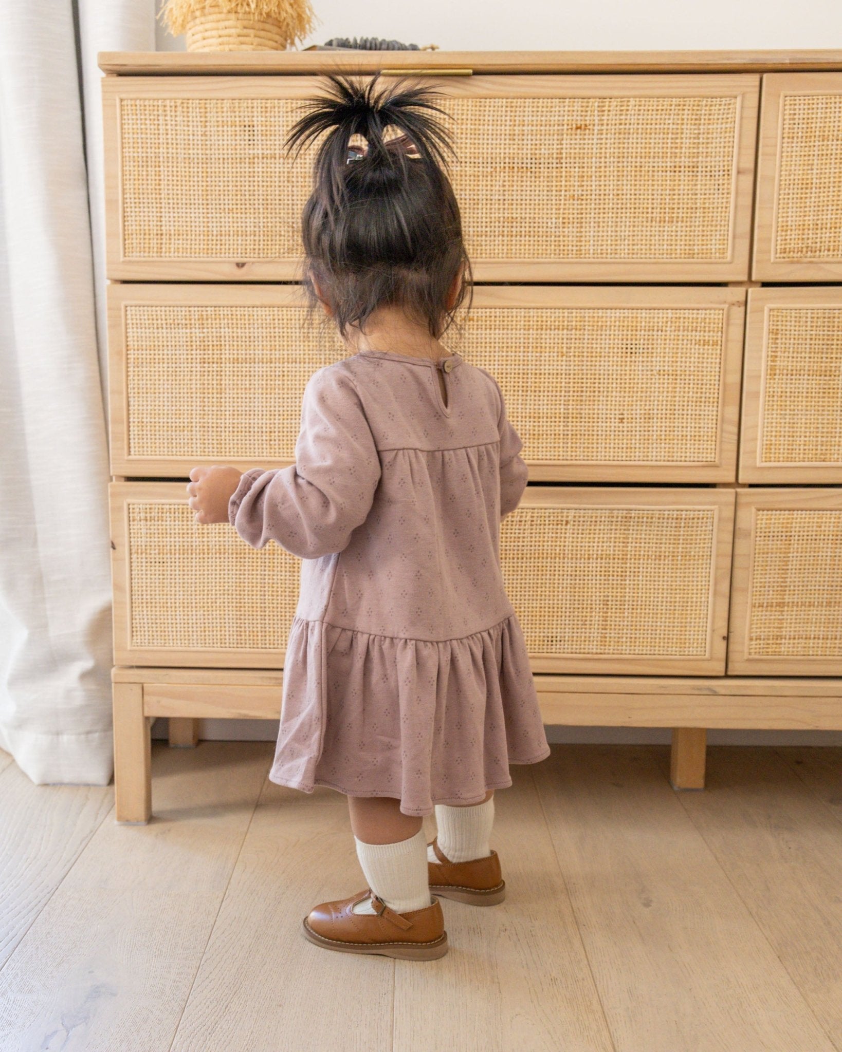 Tiered Jersey Dress || Dotty - Rylee + Cru Canada