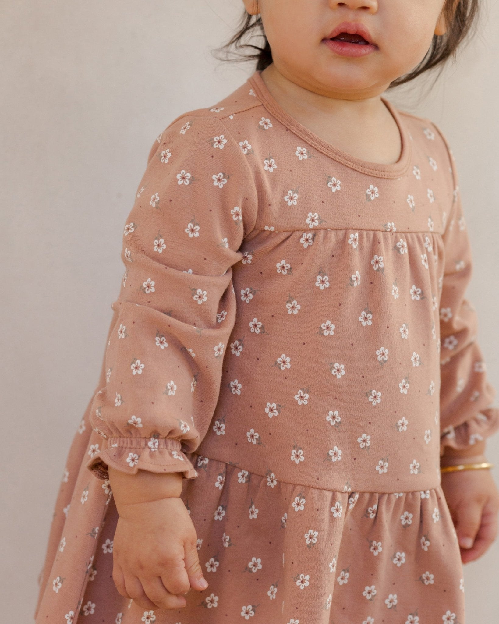 Tiered Jersey Dress || Rose Ditsy - Rylee + Cru Canada