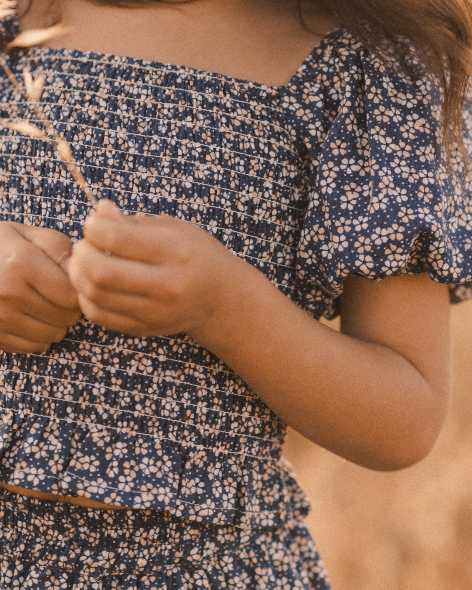 Trixie Top || Blue Floral - Rylee + Cru Canada