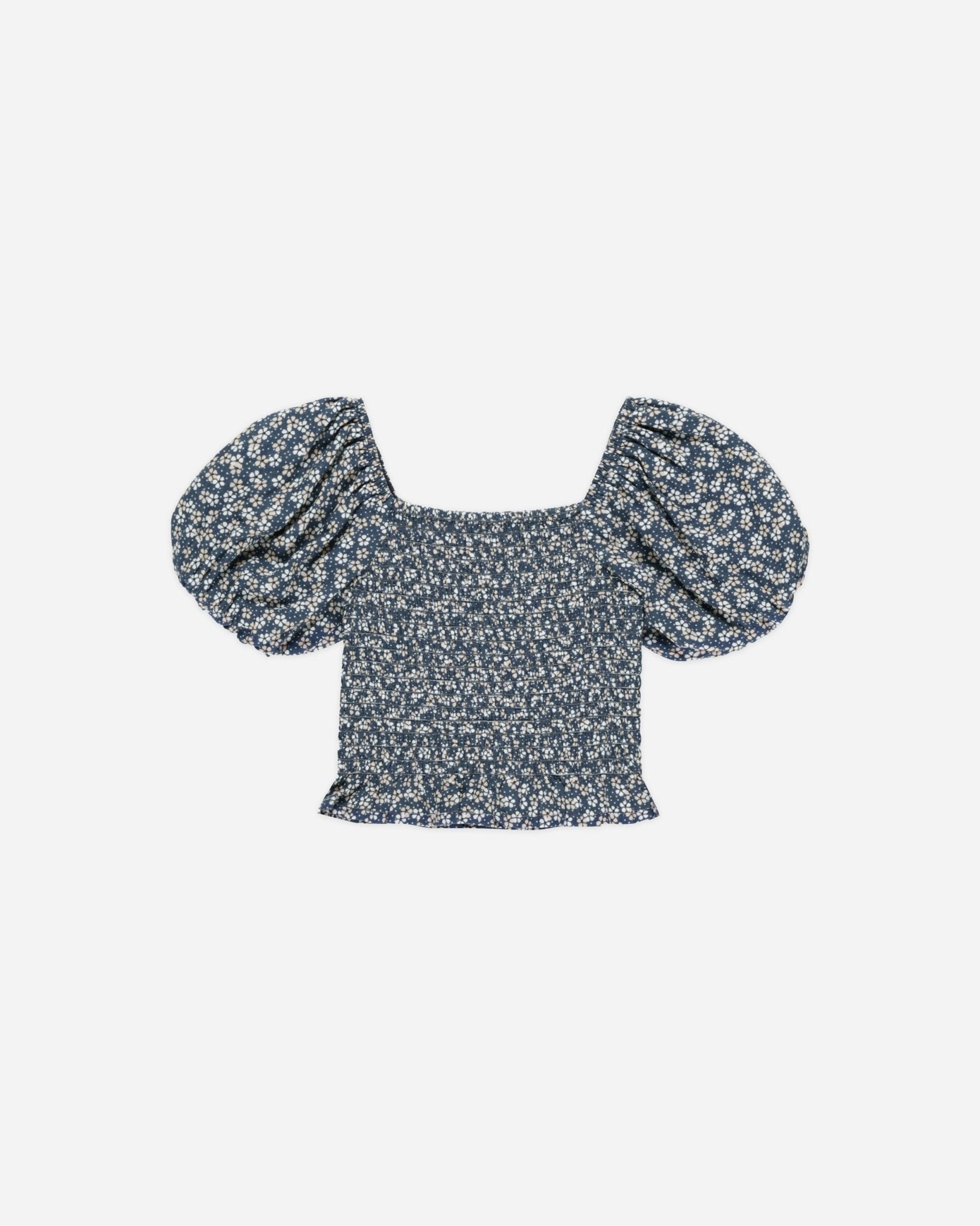 Trixie Top || Blue Floral - Rylee + Cru Canada