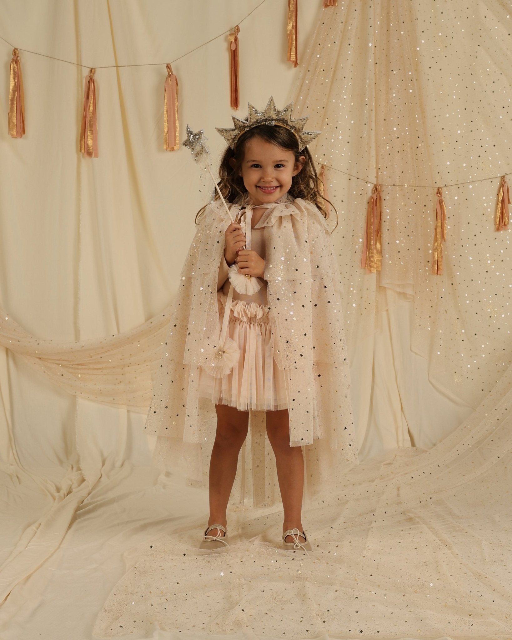 Tulle Cape || Champagne Stars - Rylee + Cru Canada