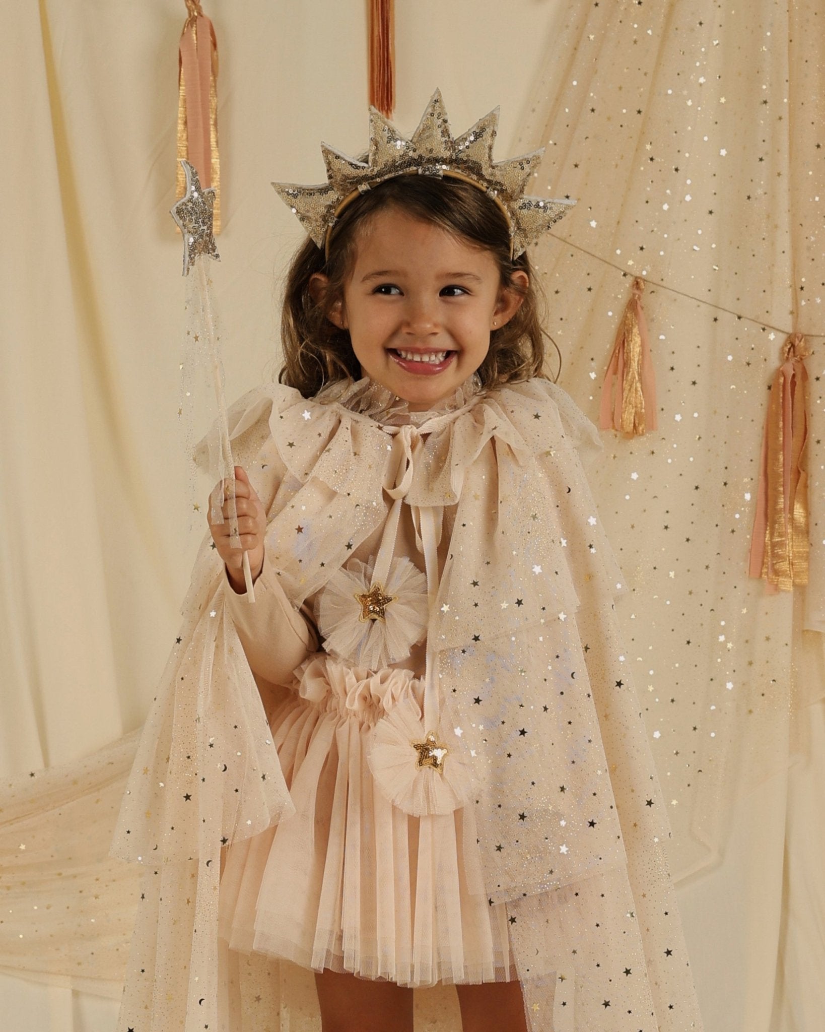 Tulle Cape || Champagne Stars - Rylee + Cru Canada