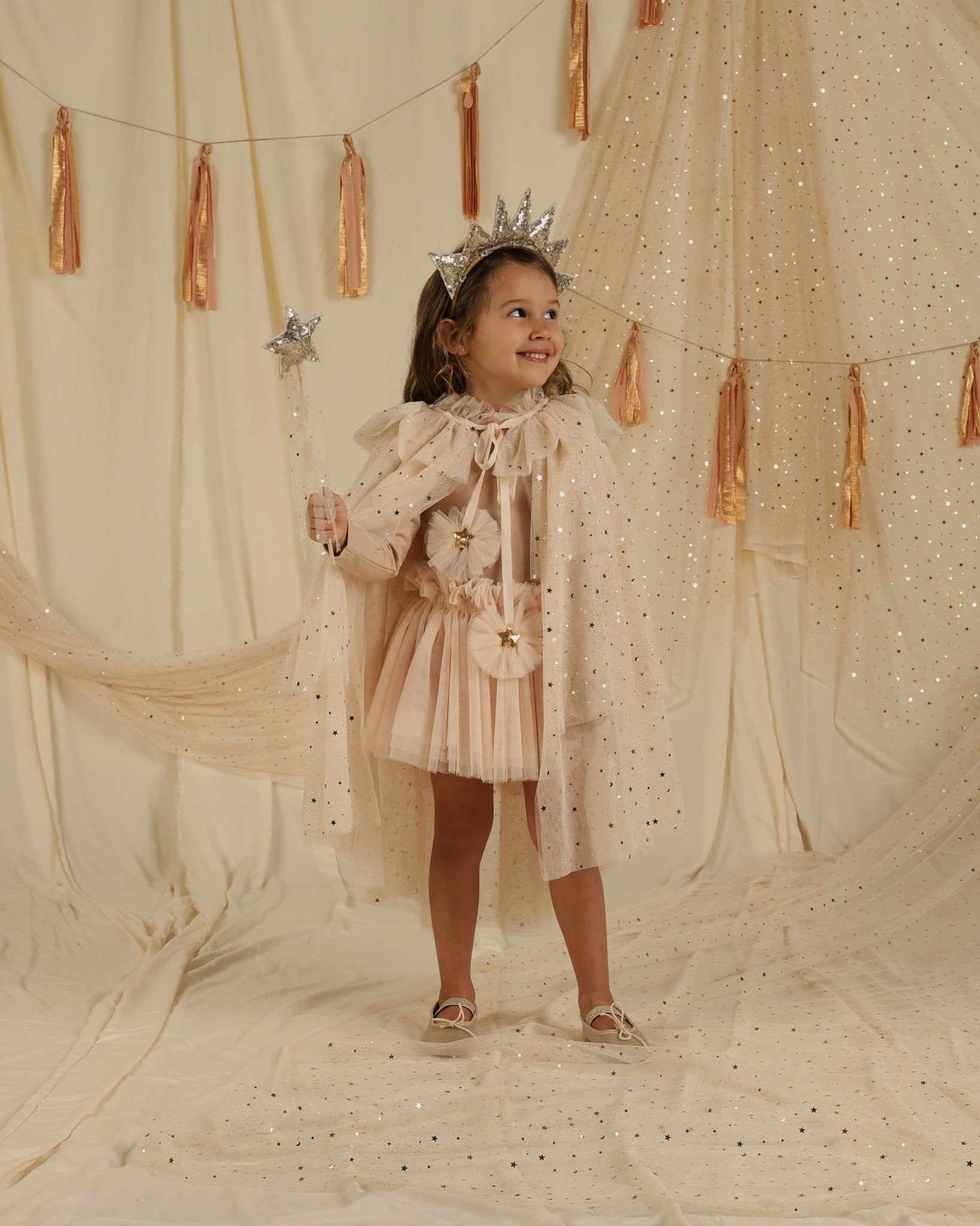 Tulle Cape || Champagne Stars - Rylee + Cru Canada