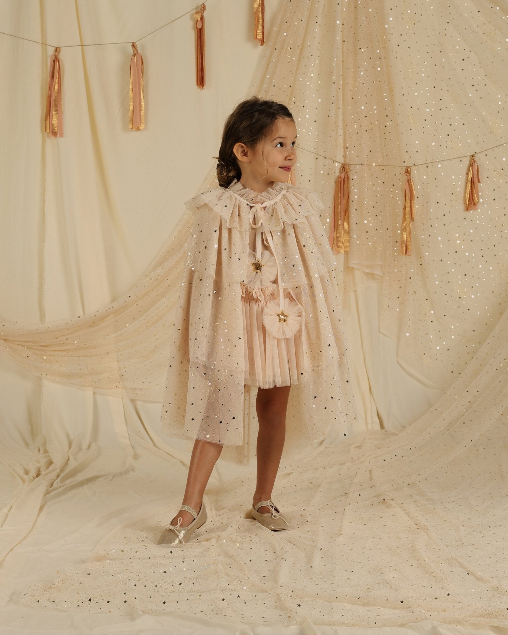 Tulle Cape || Champagne Stars - Rylee + Cru Canada