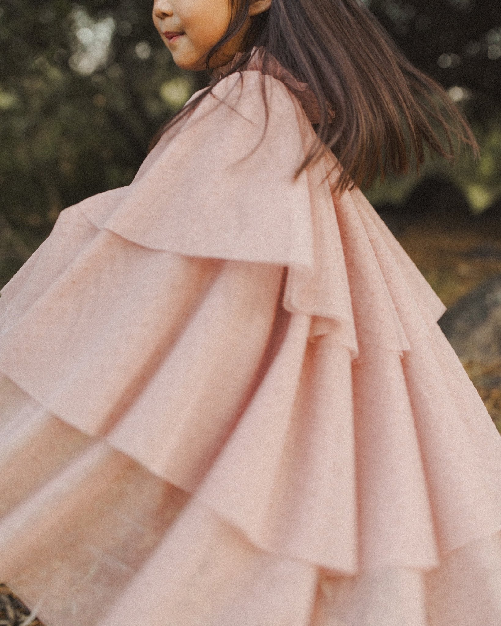 Tulle Cape || Dusty Rose - Rylee + Cru Canada