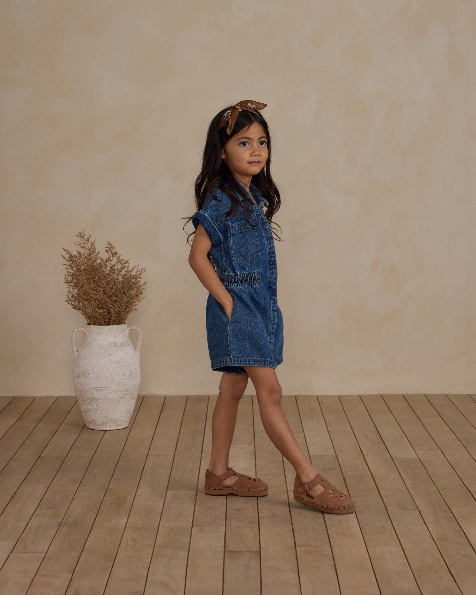 Utility Romper || Indigo - Rylee + Cru Canada