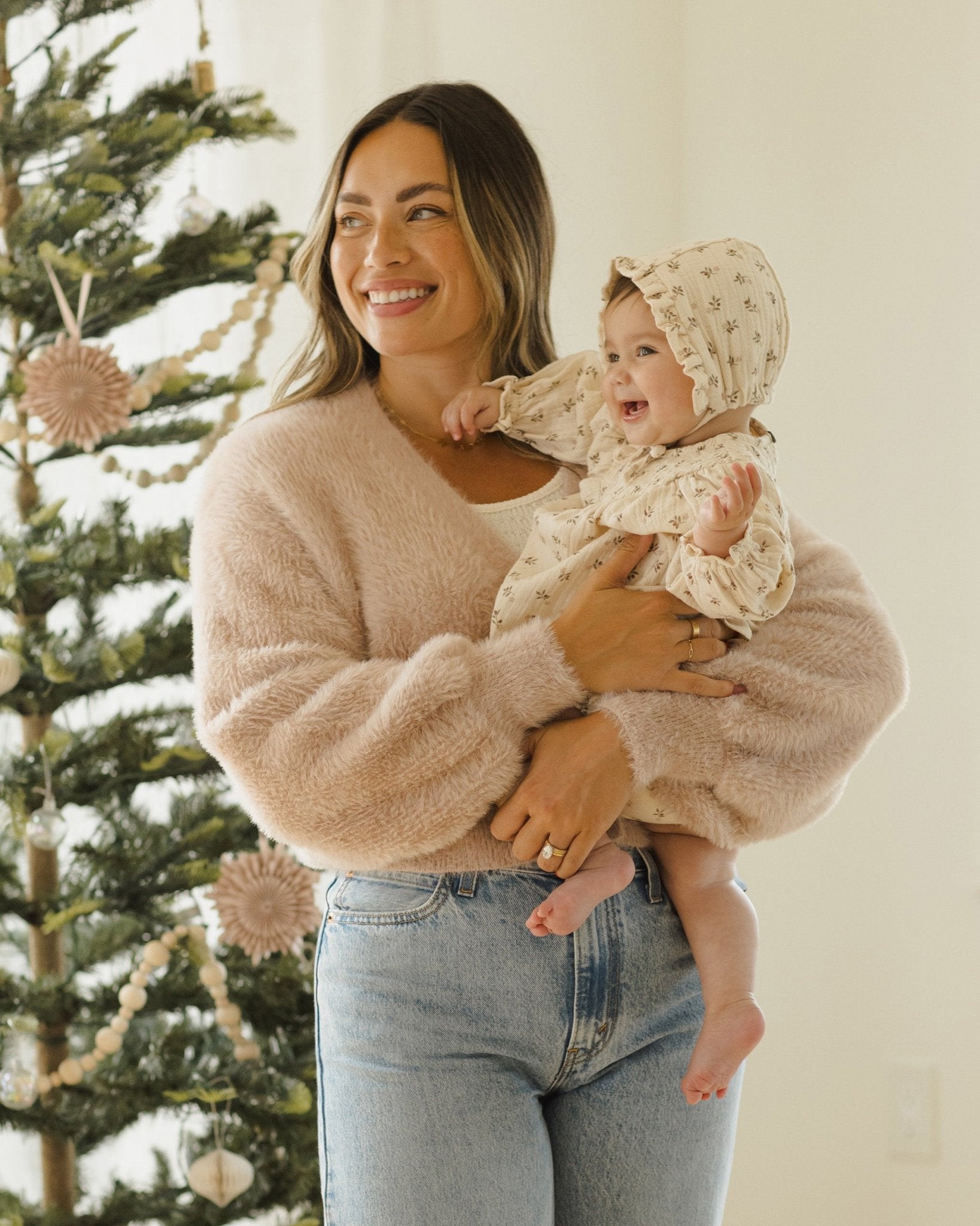 V Smocked Dress || Holly Berry - Rylee + Cru Canada