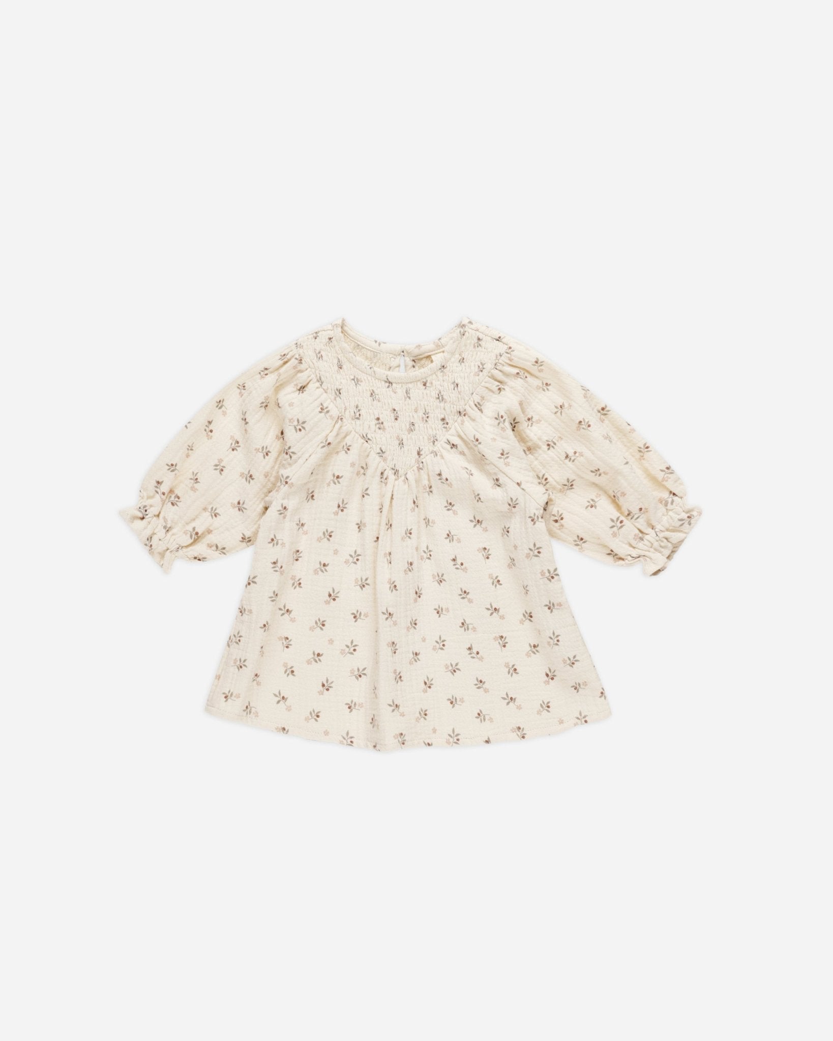 V Smocked Dress || Holly Berry - Rylee + Cru Canada