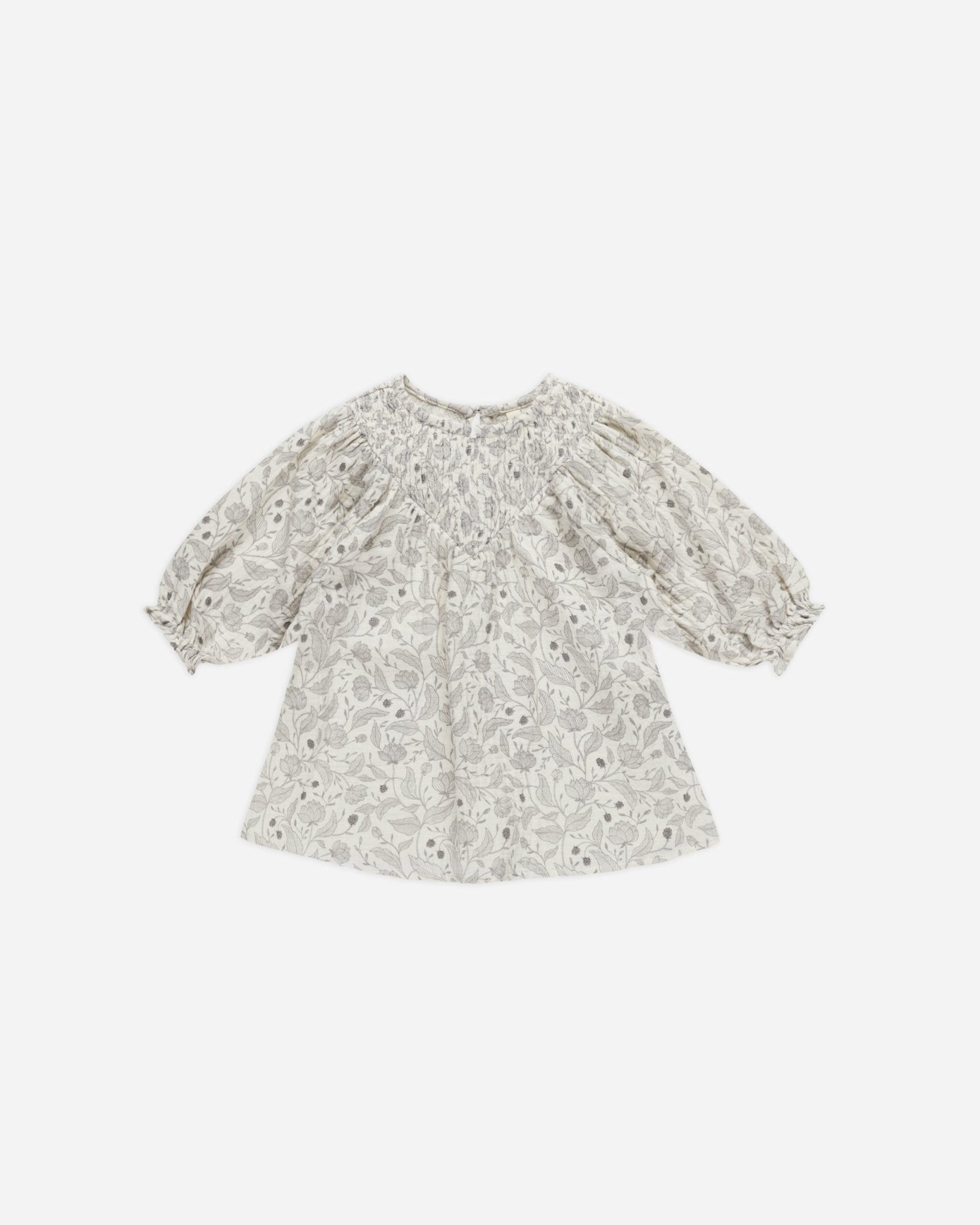 V Smocked Dress || Winter Floral - Rylee + Cru Canada