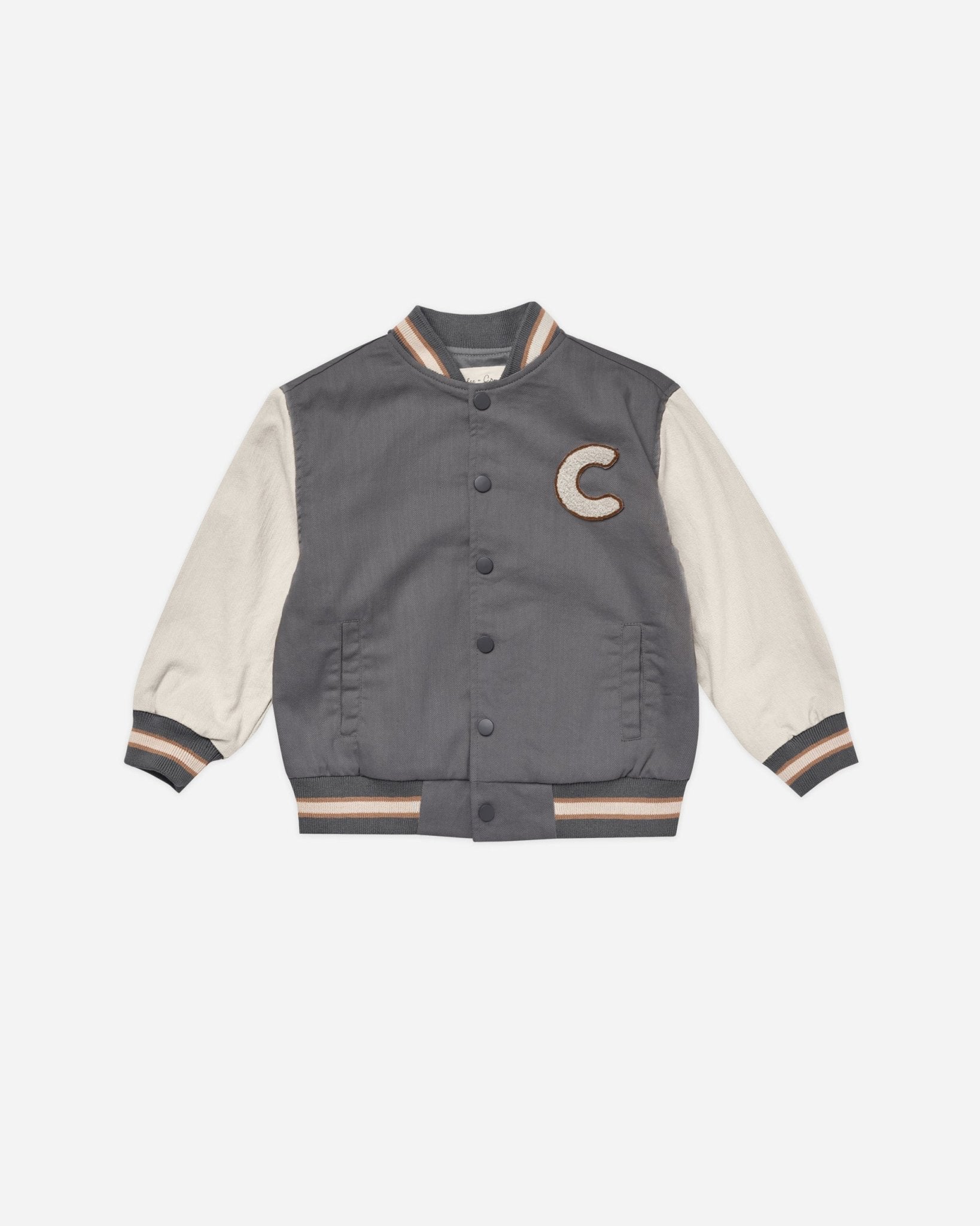 Varsity Jacket || Slate - Rylee + Cru Canada