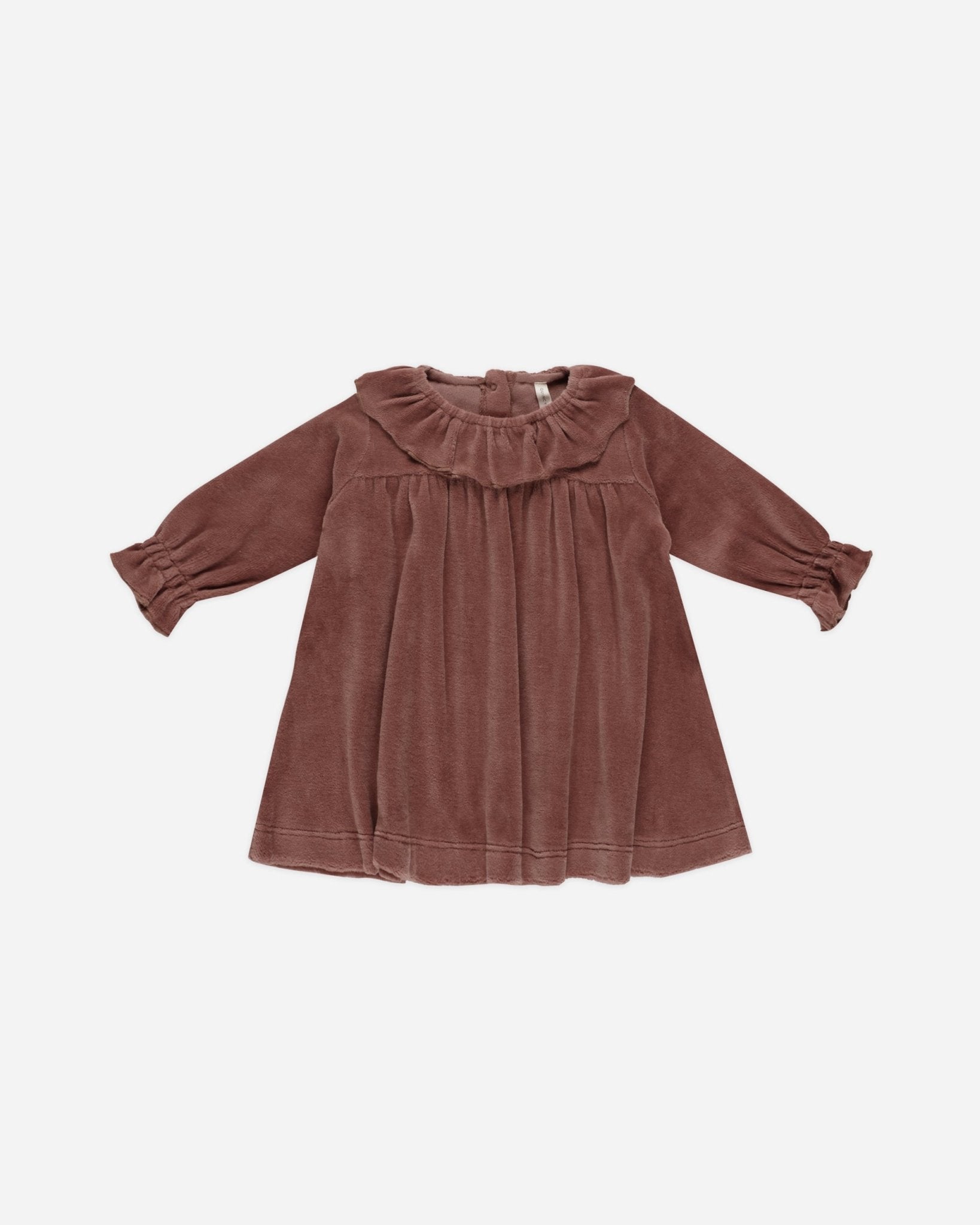 Velour Baby Dress || Cranberry - Rylee + Cru Canada