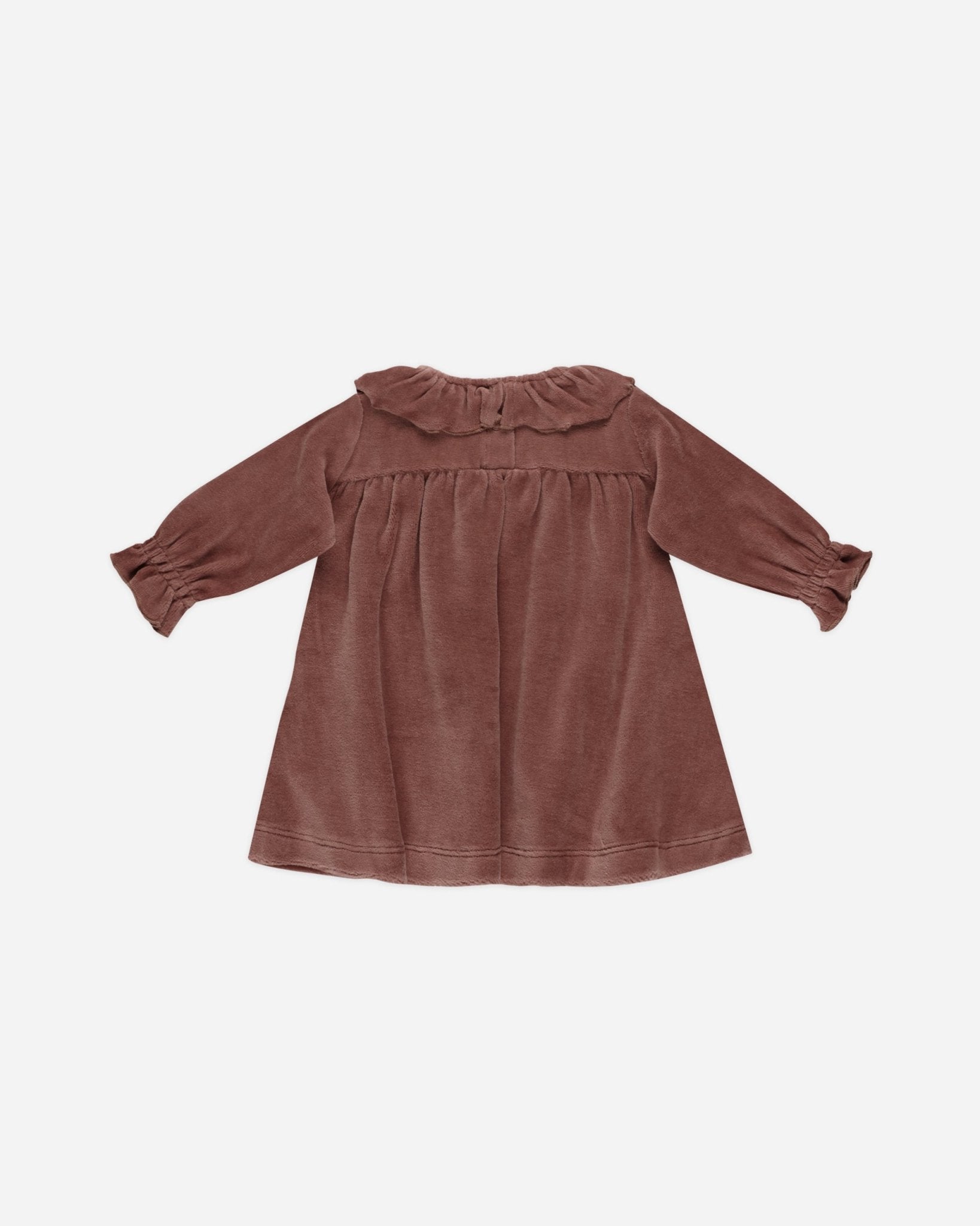 Velour Baby Dress || Cranberry - Rylee + Cru Canada