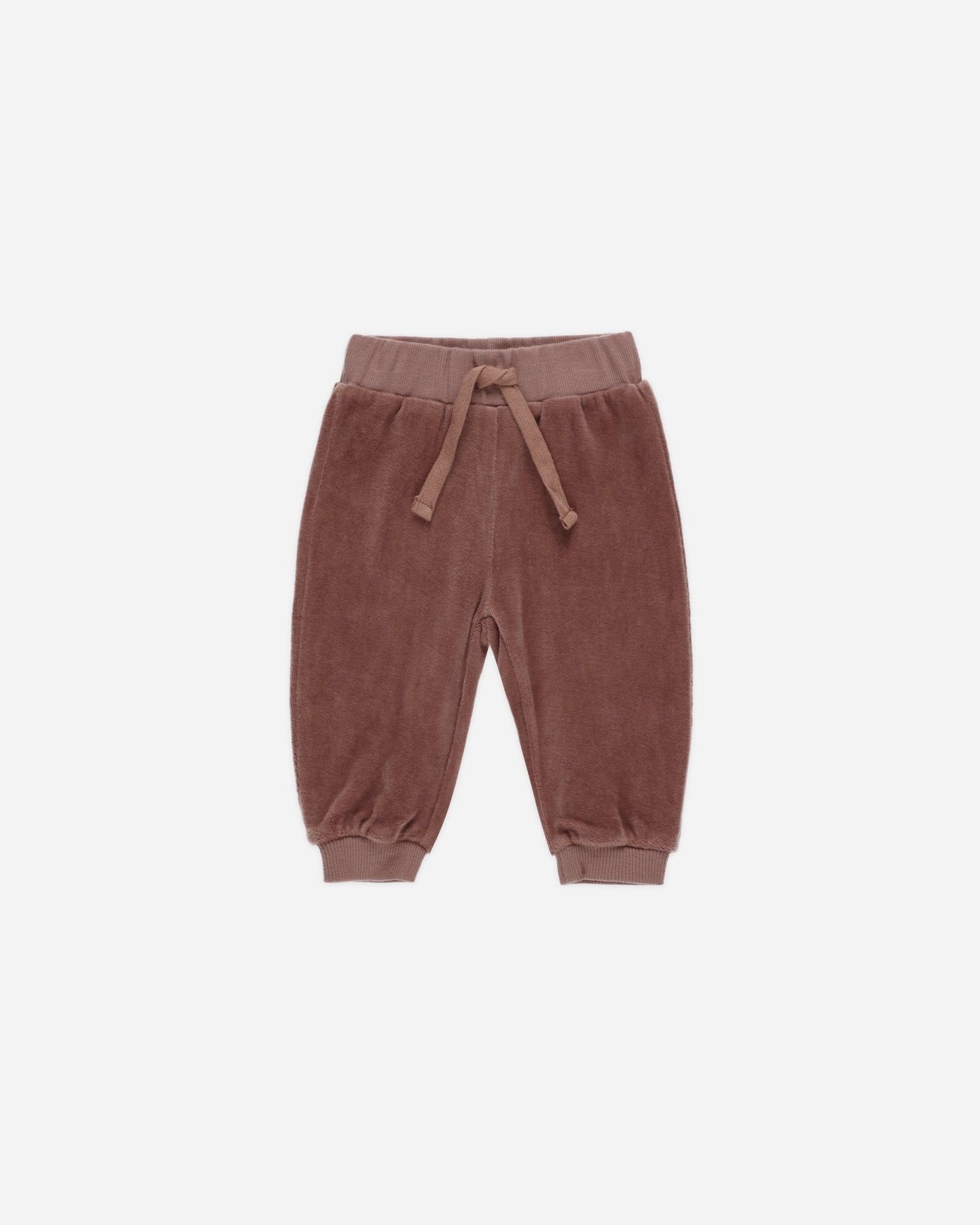 Velour Relaxed Sweatpant || Cranberry - Rylee + Cru Canada