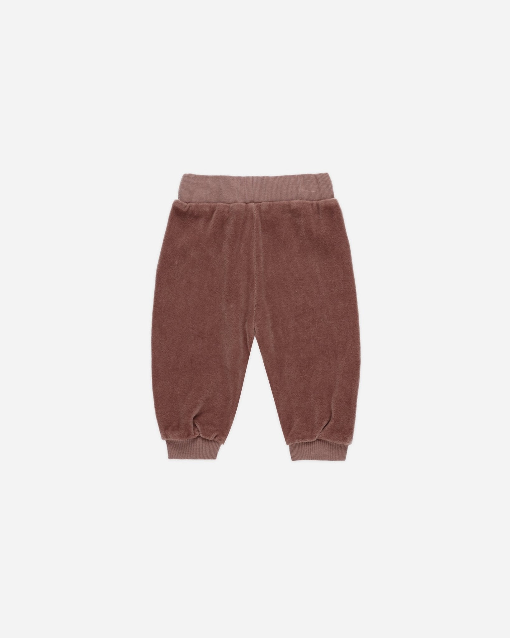 Velour Relaxed Sweatpant || Cranberry - Rylee + Cru Canada