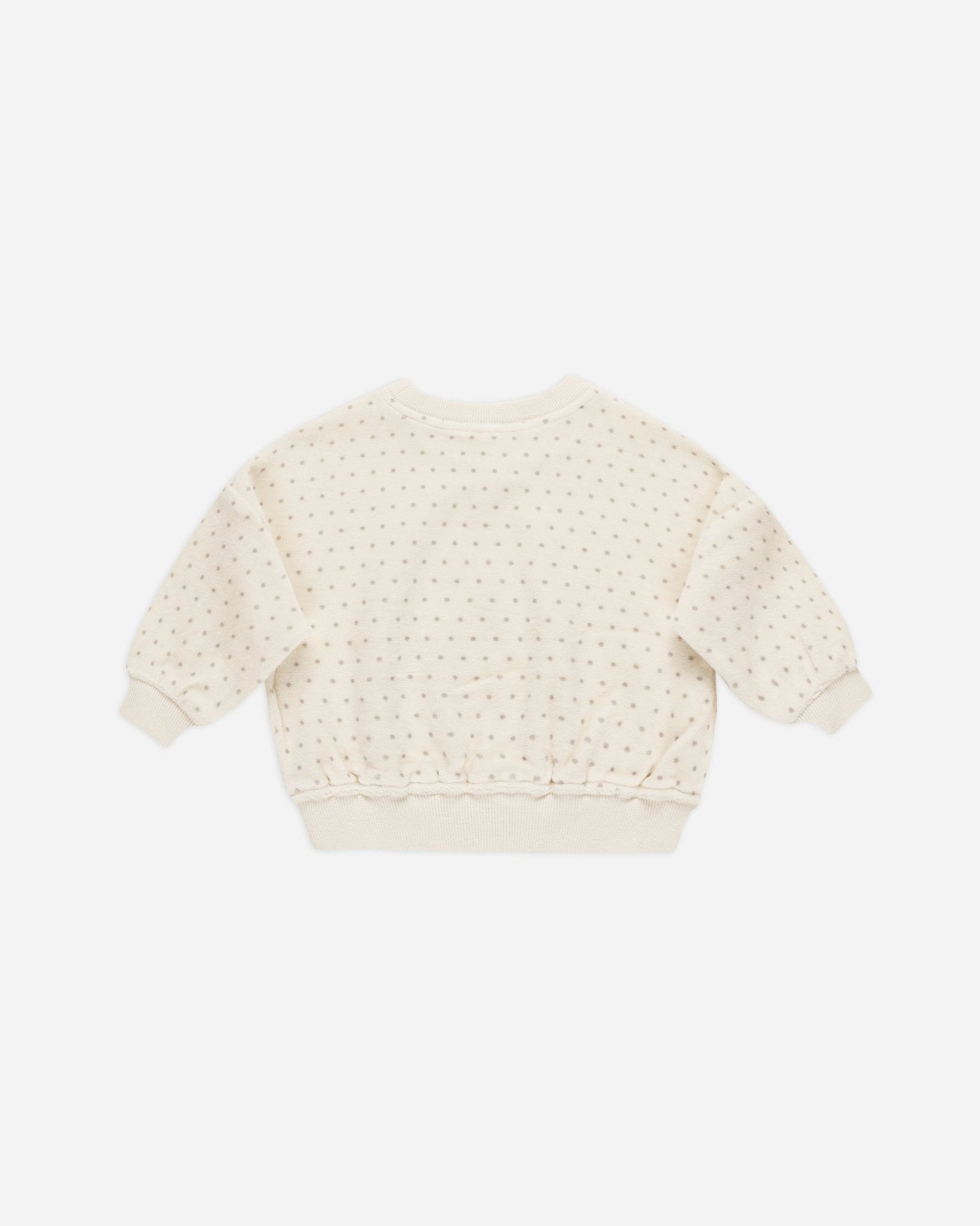 Velour Relaxed Sweatshirt || Polka Dot - Rylee + Cru Canada