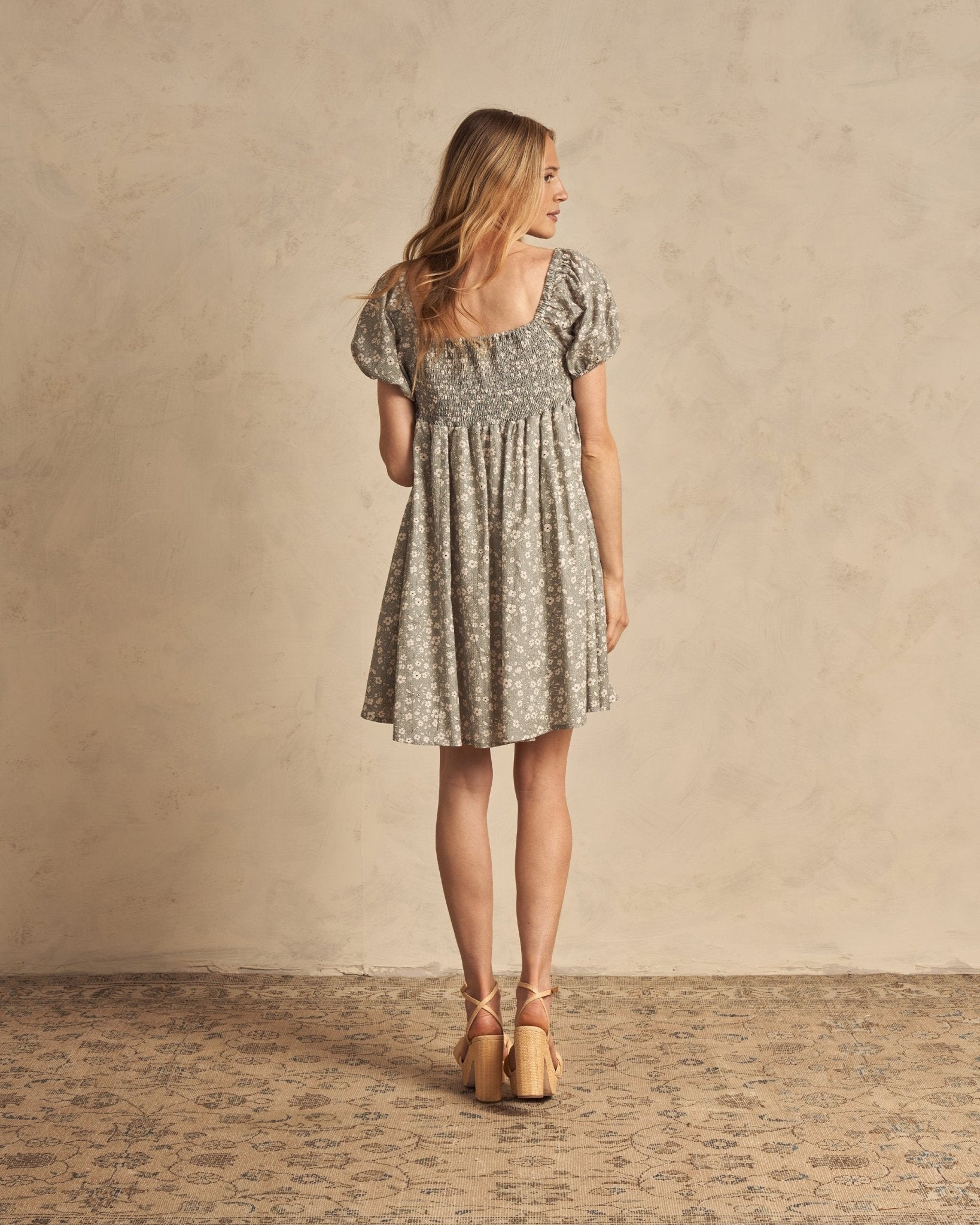 Vivian Dress | Sky Floral - Rylee + Cru Canada