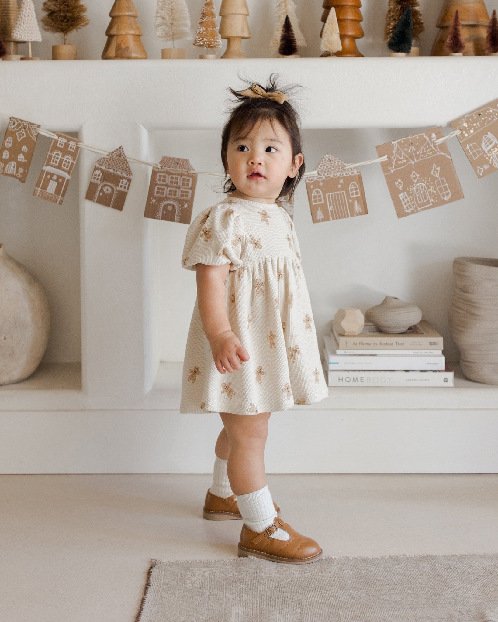 Waffle Babydoll Dress || Gingerbread - Rylee + Cru Canada