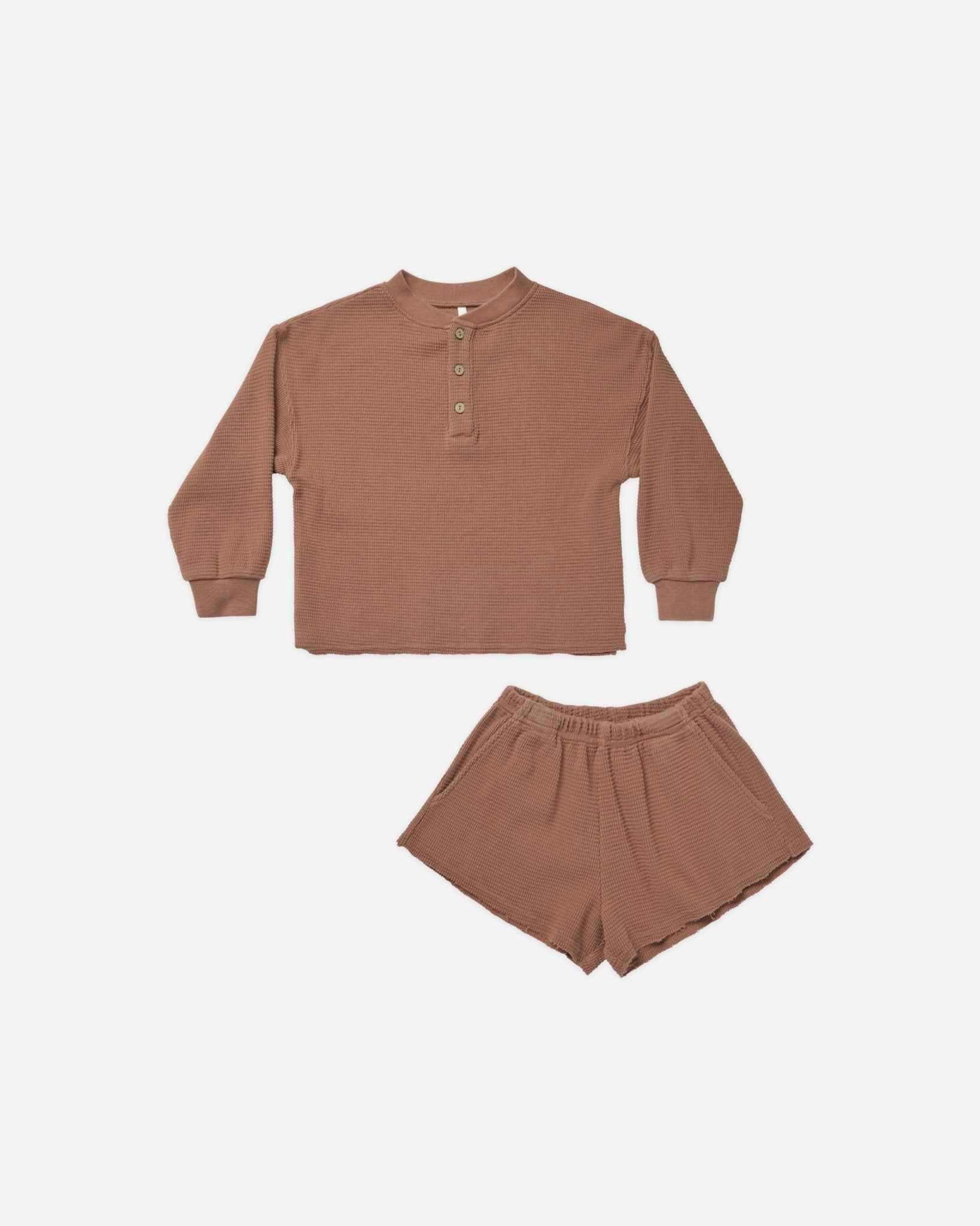 Waffle Knit Set || Spice - Rylee + Cru Canada