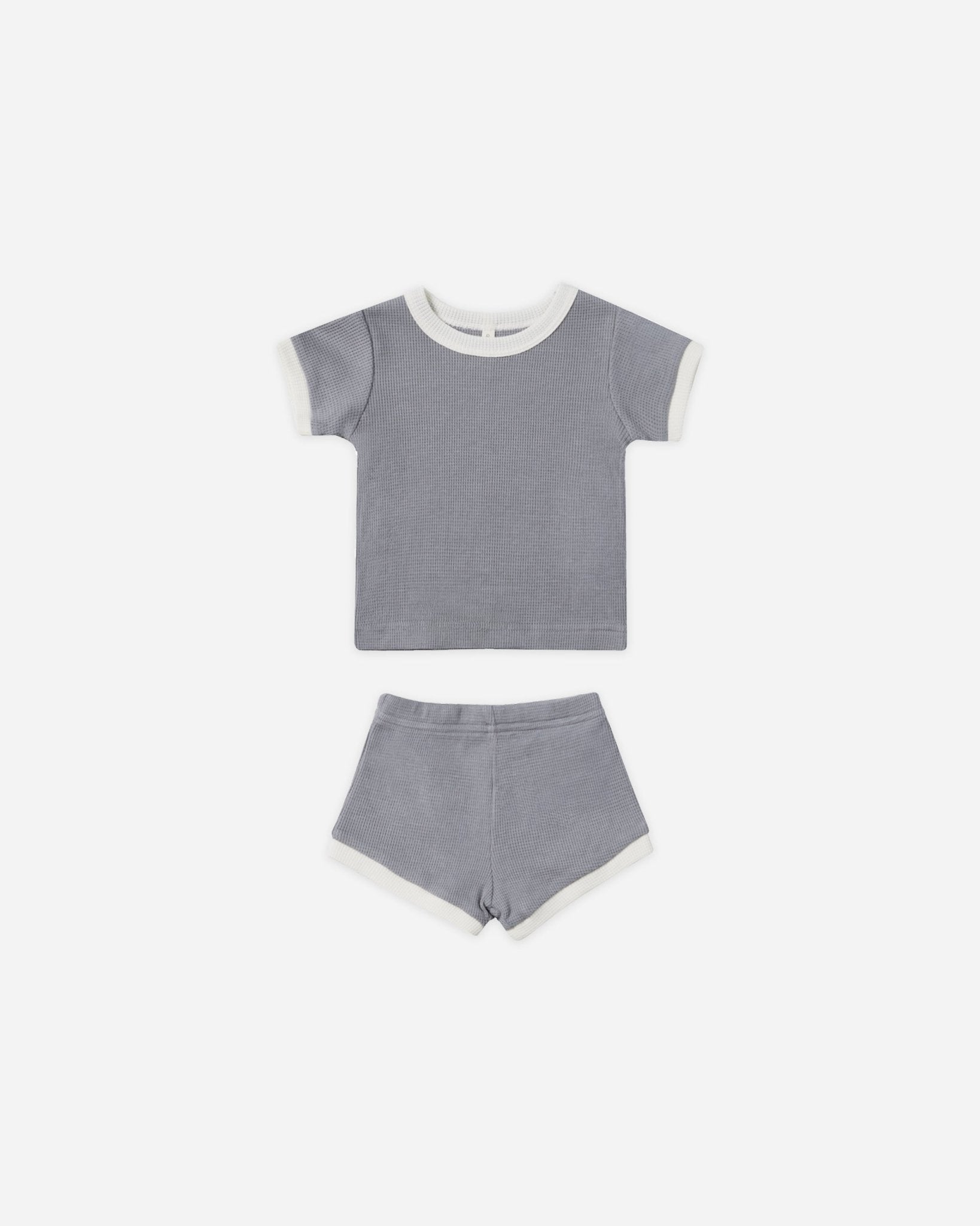 Waffle Shortie Set || Lagoon* - Rylee + Cru Canada