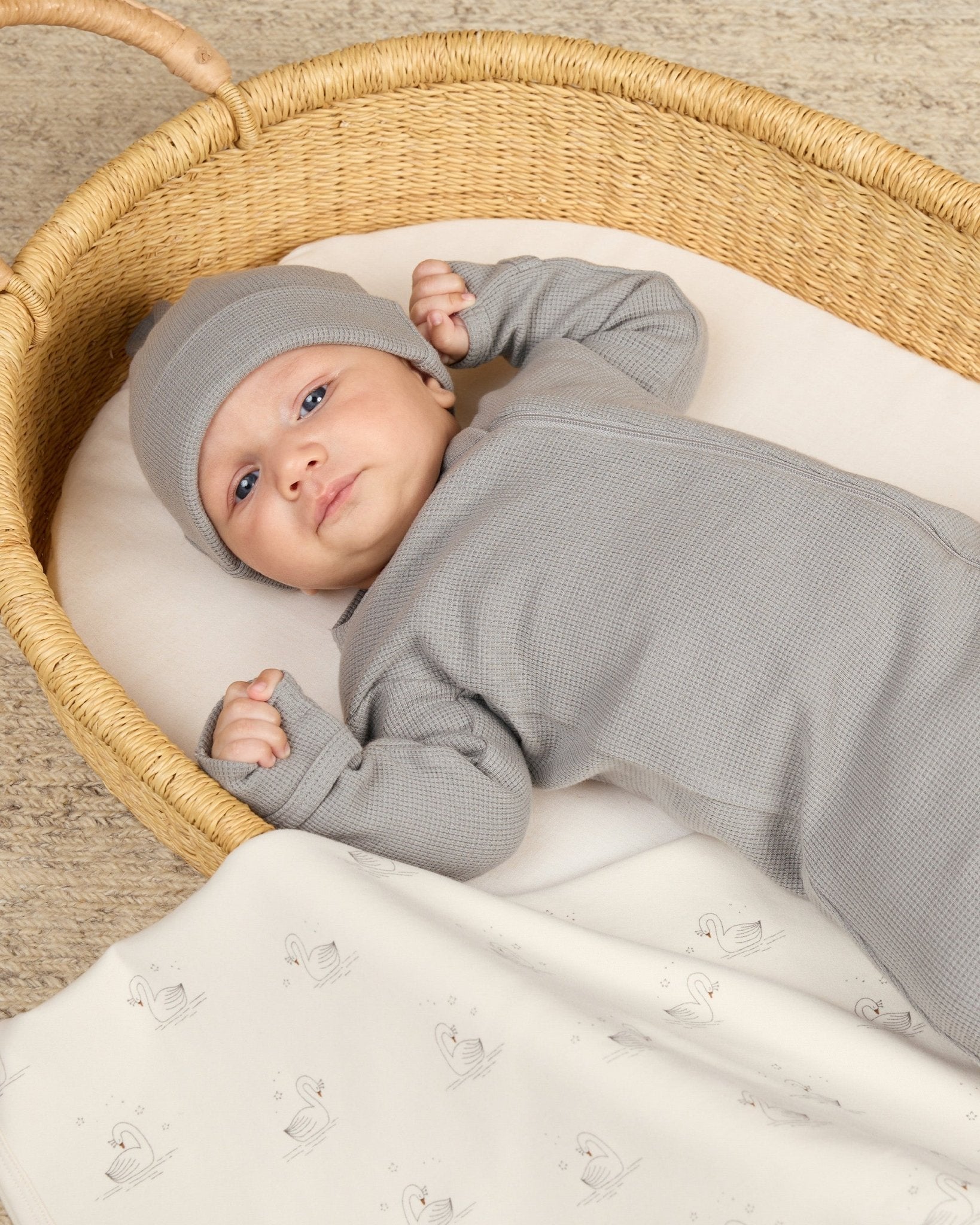 Waffle Sleep Set || Dusty Blue - Rylee + Cru Canada