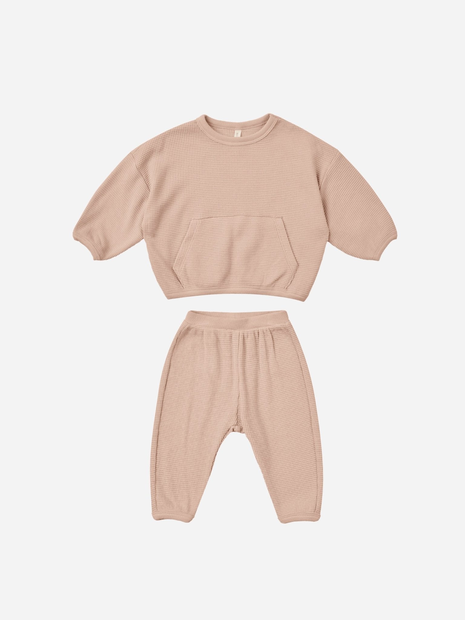 Waffle Slouch Set || Blush - Rylee + Cru Canada