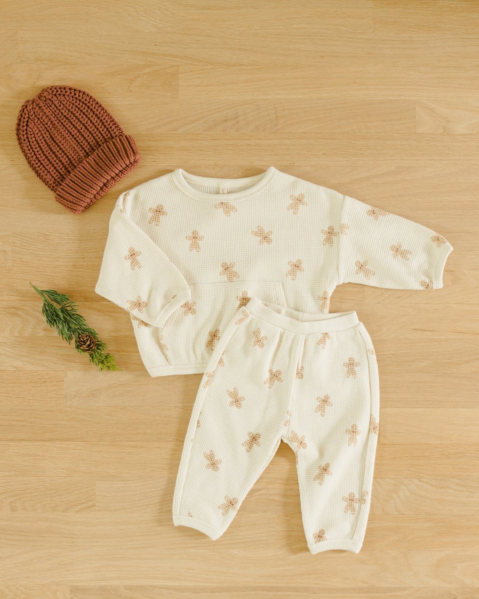 Waffle Slouch Set || Gingerbread - Rylee + Cru Canada