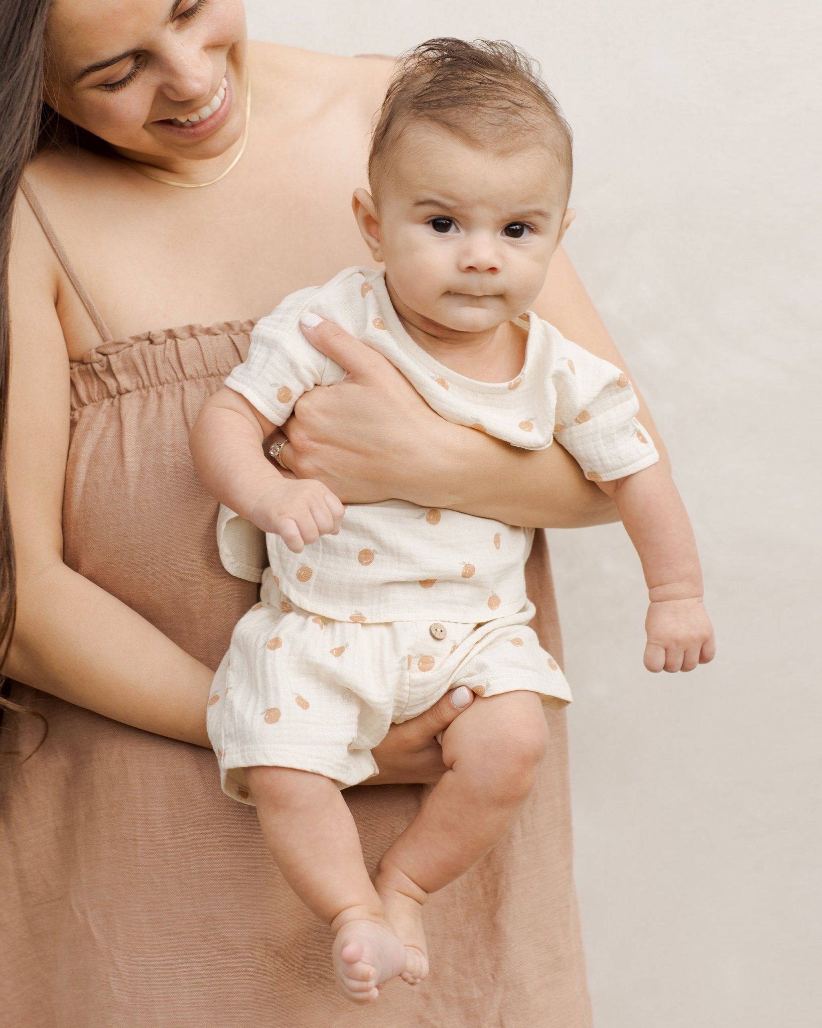 Woven Boxy Top + Short Set || Oranges - Rylee + Cru Canada