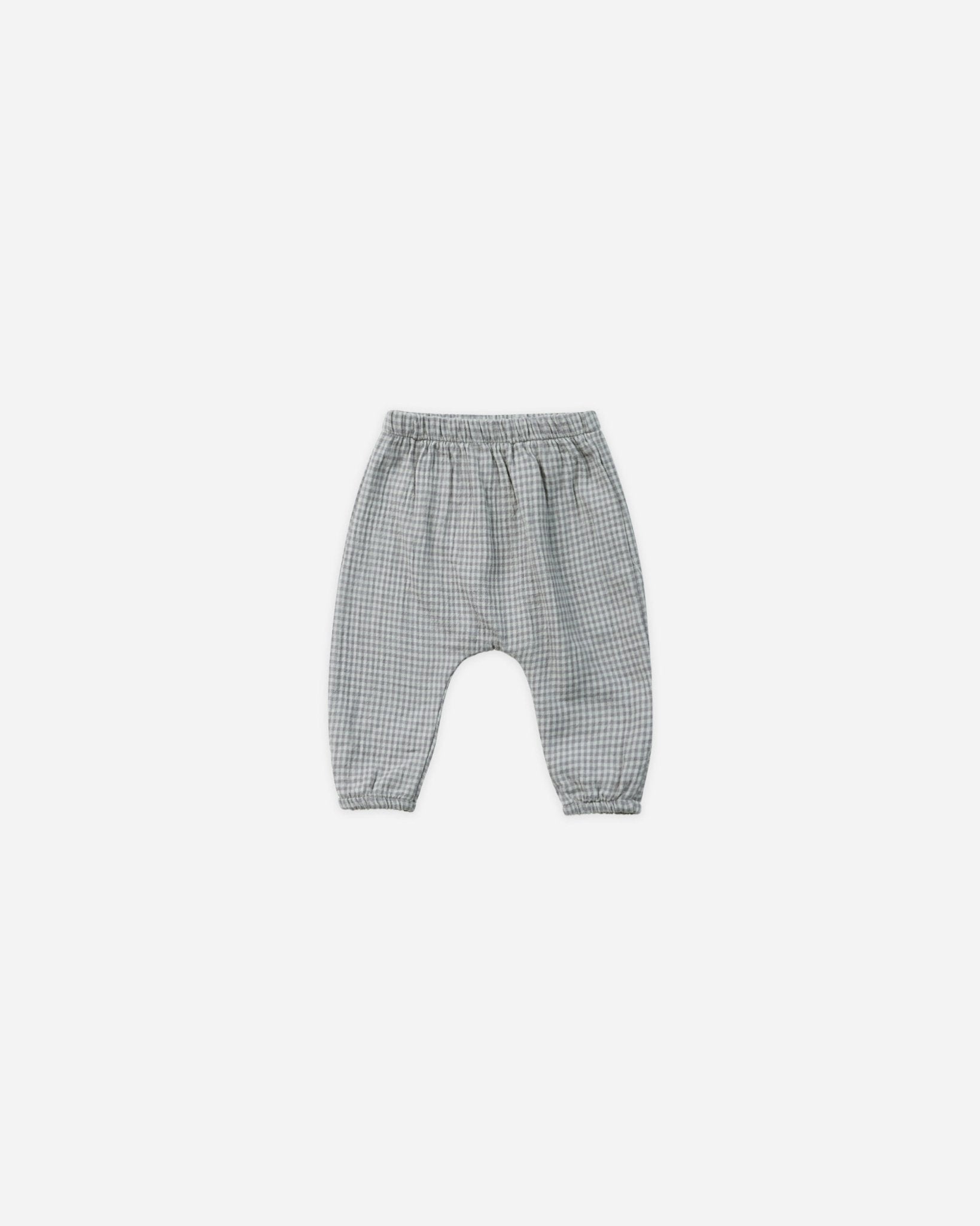 Woven Pant || Blue Gingham* - Rylee + Cru Canada