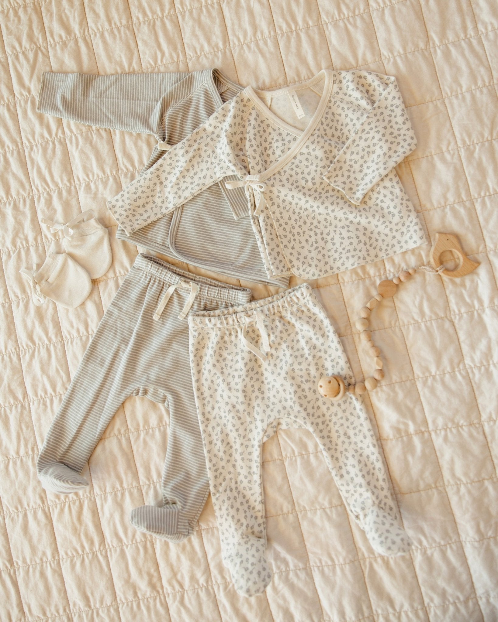 Wrap Top + Footed Pant Set || Scatter - Rylee + Cru Canada