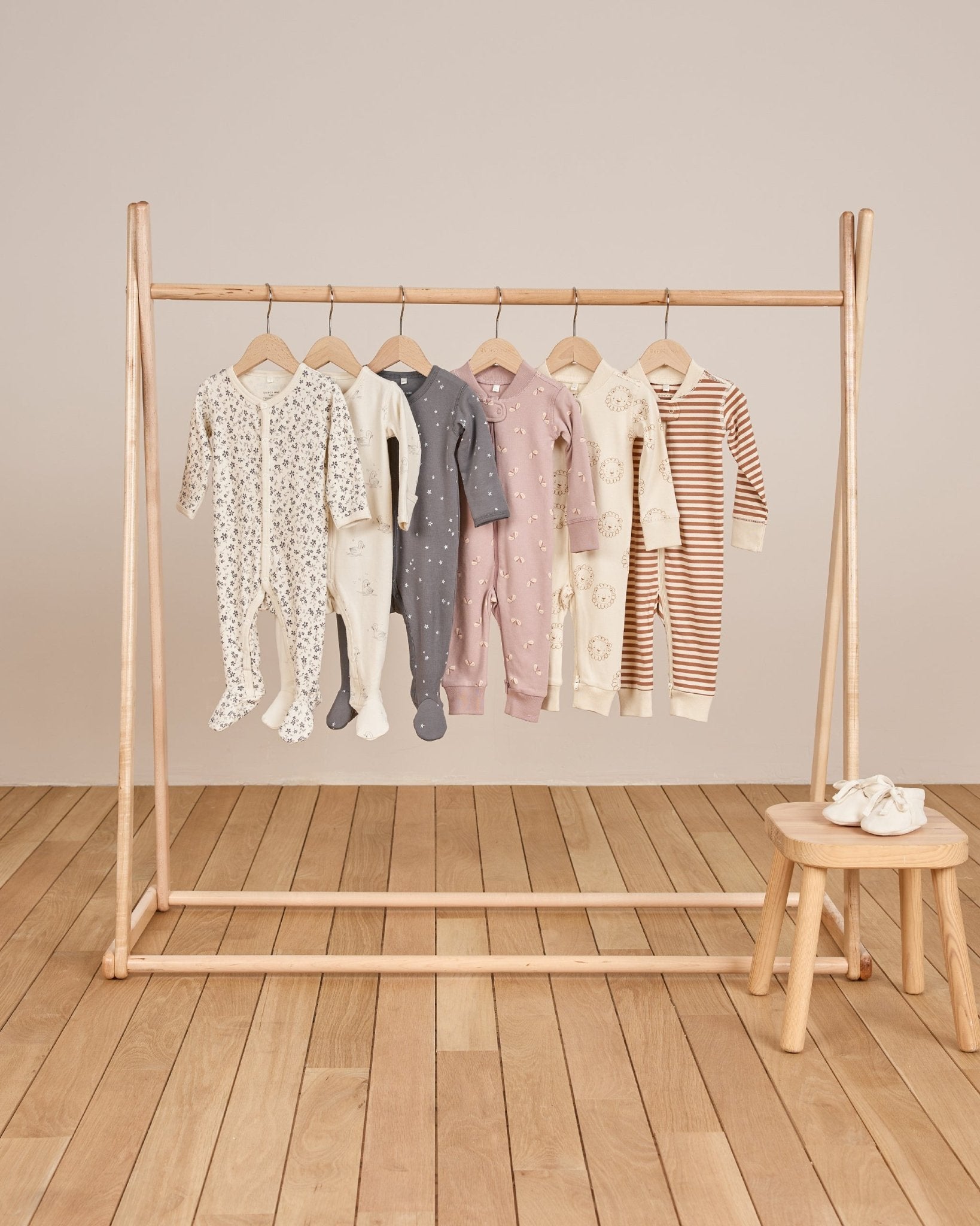 Zip Long Sleeve Sleeper || Cinnamon Stripe - Rylee + Cru Canada