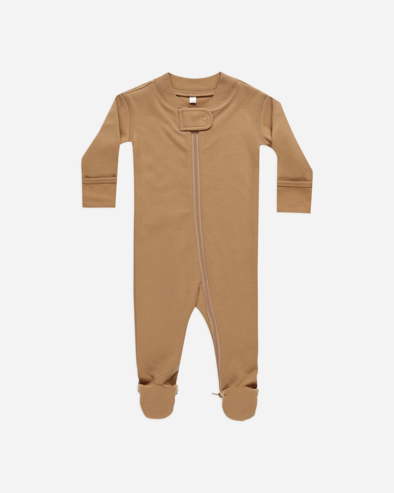 Zip Long Sleeve Sleeper Footie || Golden - Rylee + Cru Canada