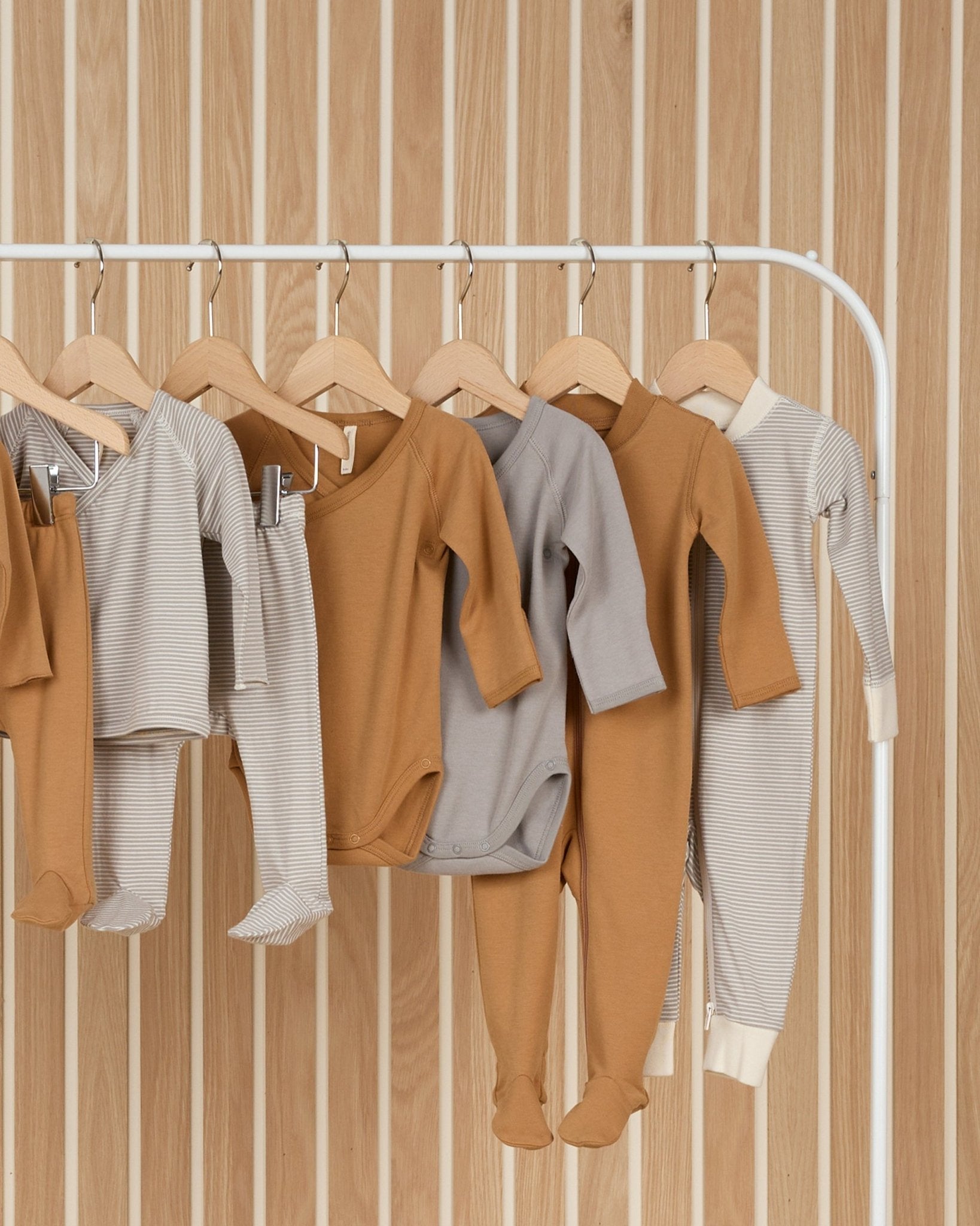 Zip Long Sleeve Sleeper Footie || Golden - Rylee + Cru Canada