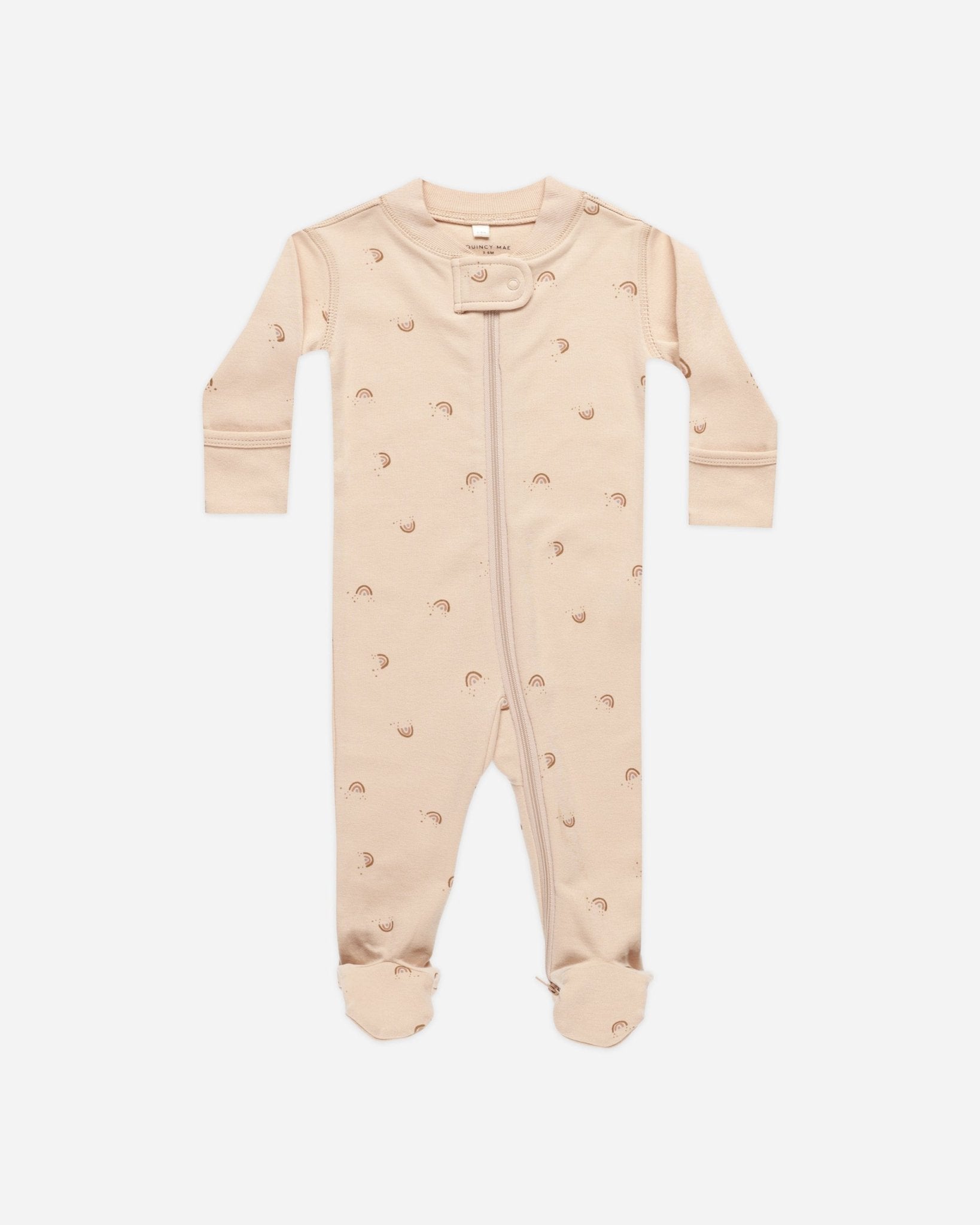 Zip Long Sleeve Sleeper Footie || Rainbows - Rylee + Cru Canada