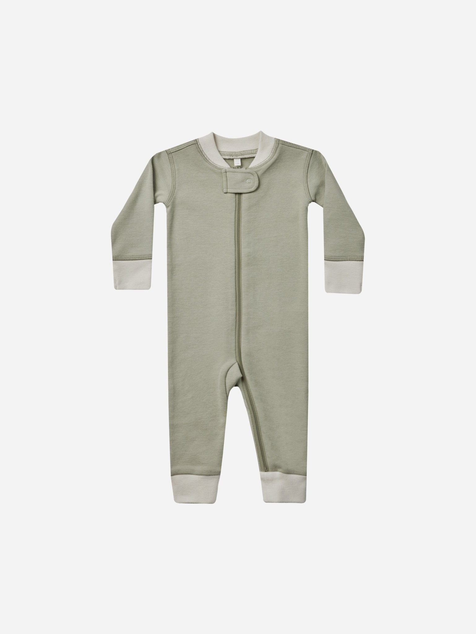 Zip Long Sleeve Sleeper || Sage - Rylee + Cru Canada