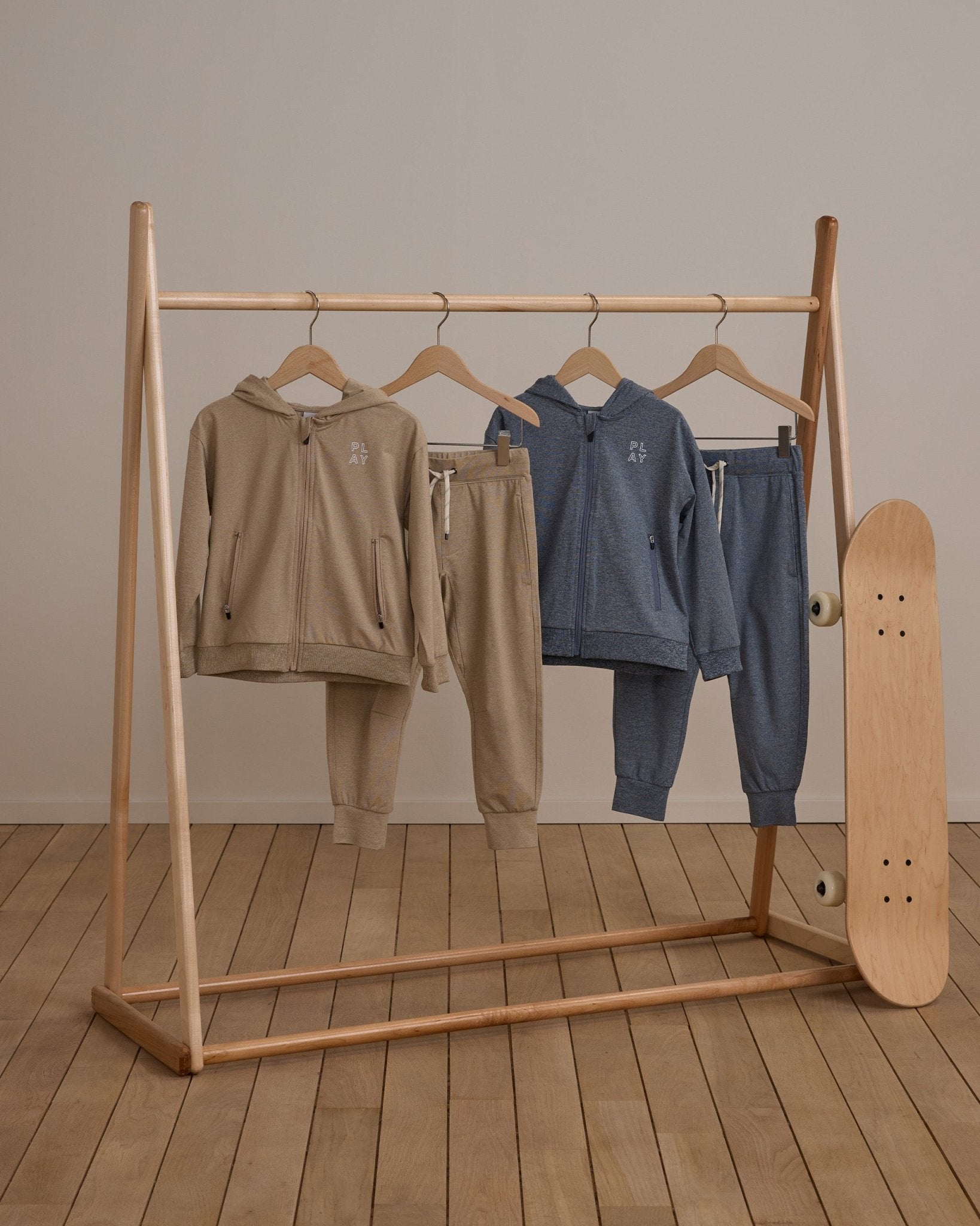 Zip - Up Tech Hoodie | Heathered Pebble - Rylee + Cru Canada
