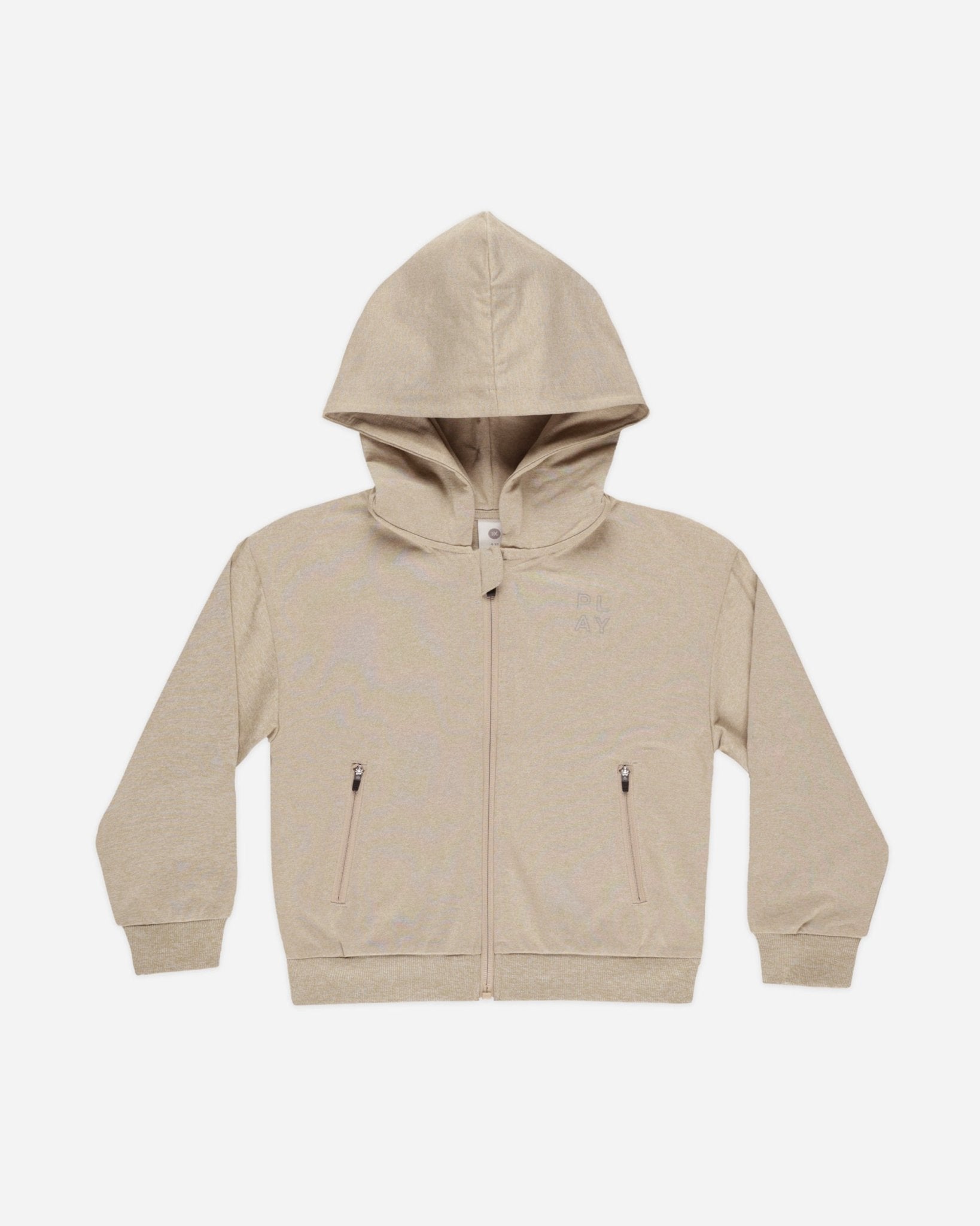 Zip - Up Tech Hoodie | Heathered Pebble - Rylee + Cru Canada