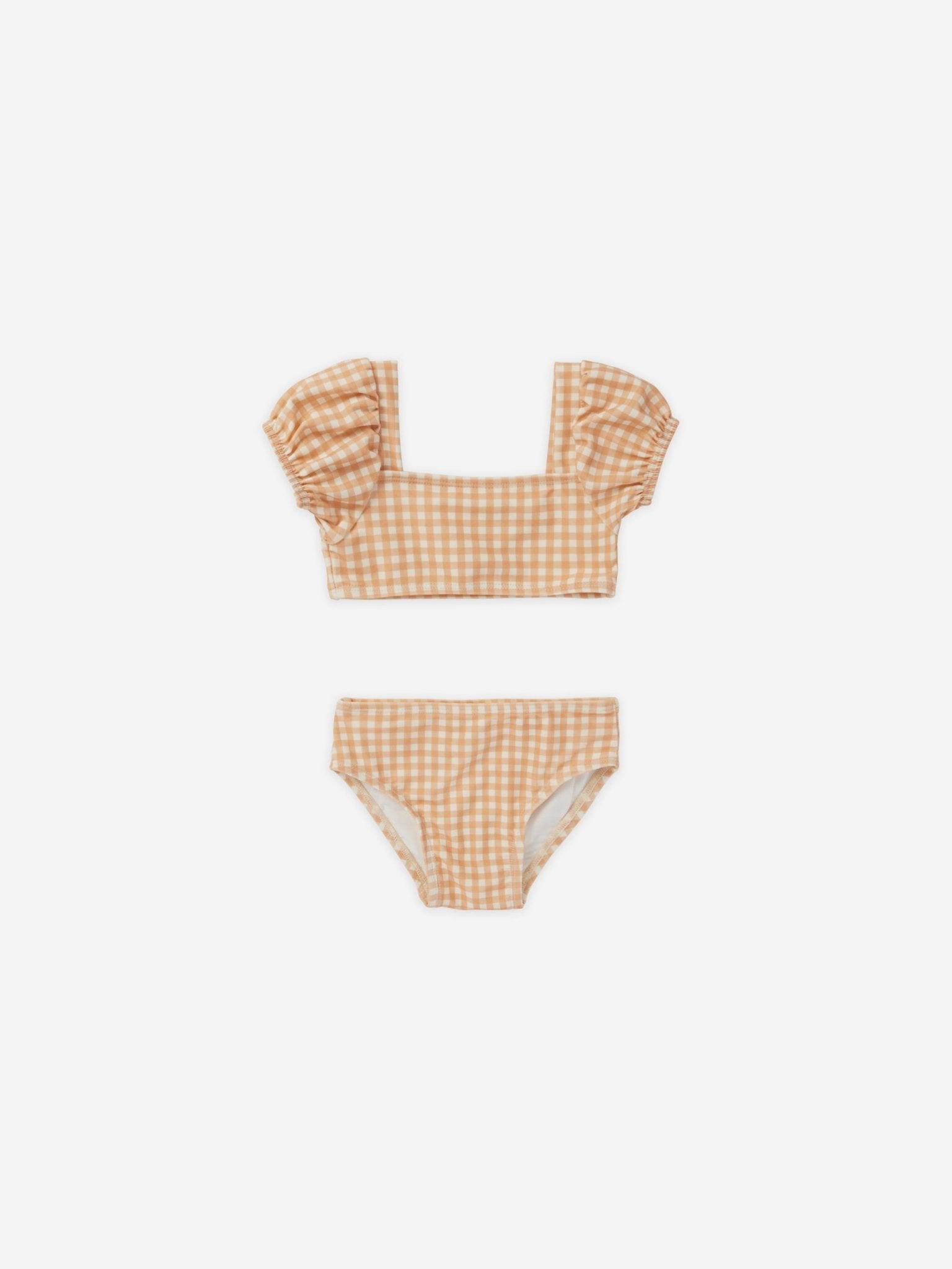 Zippy Two - Piece || Melon Gingham - Rylee + Cru Canada