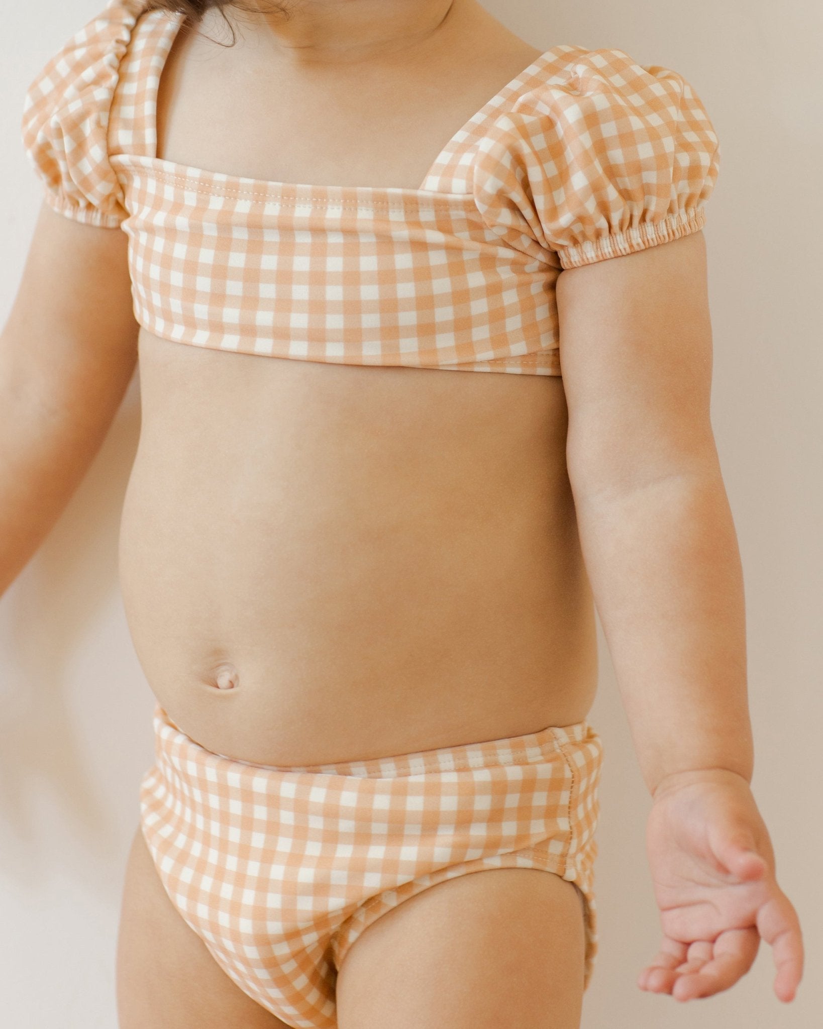 Zippy Two - Piece || Melon Gingham - Rylee + Cru Canada