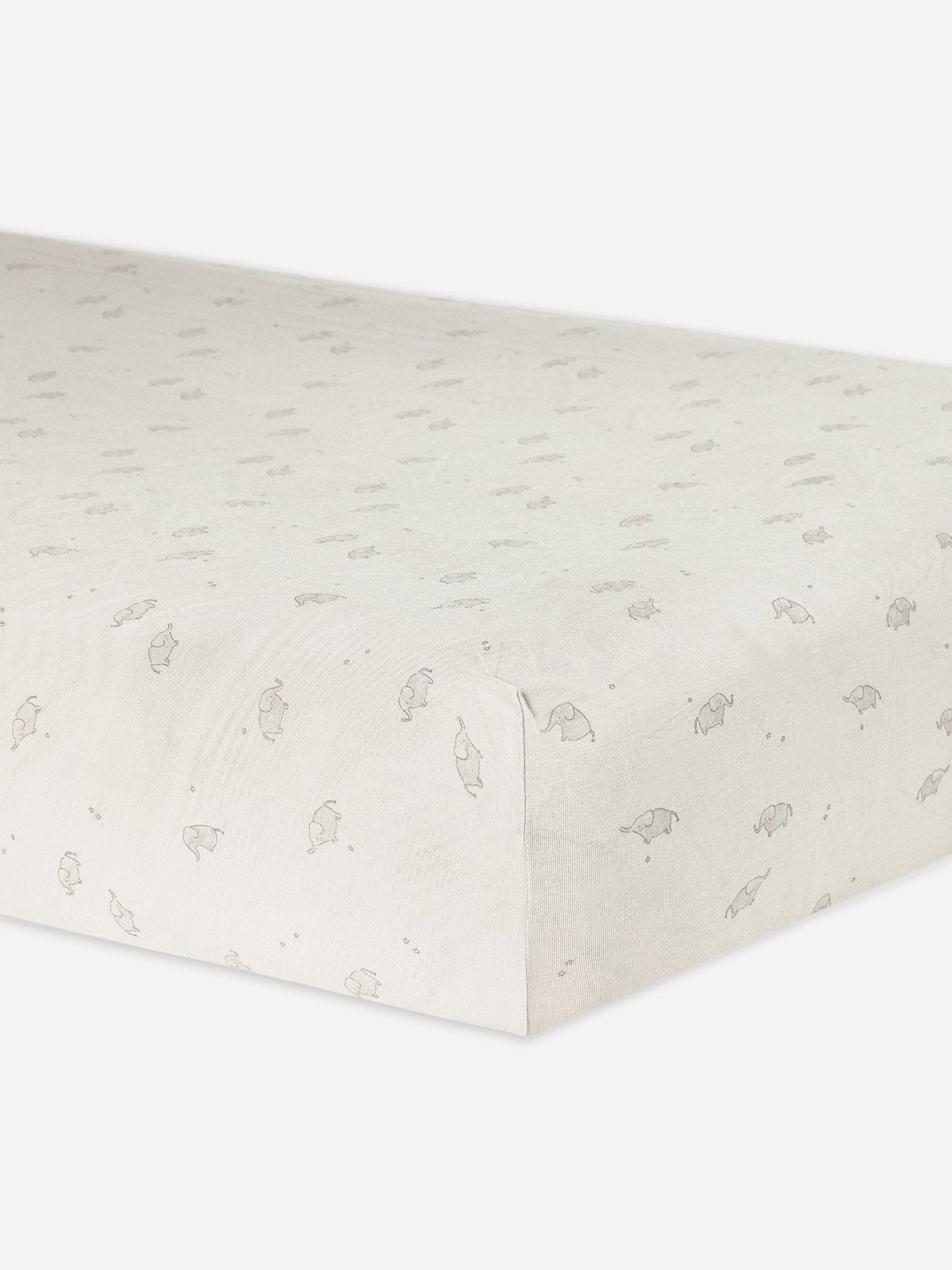 Bamboo Crib Sheet || Elephants - Rylee + Cru Canada