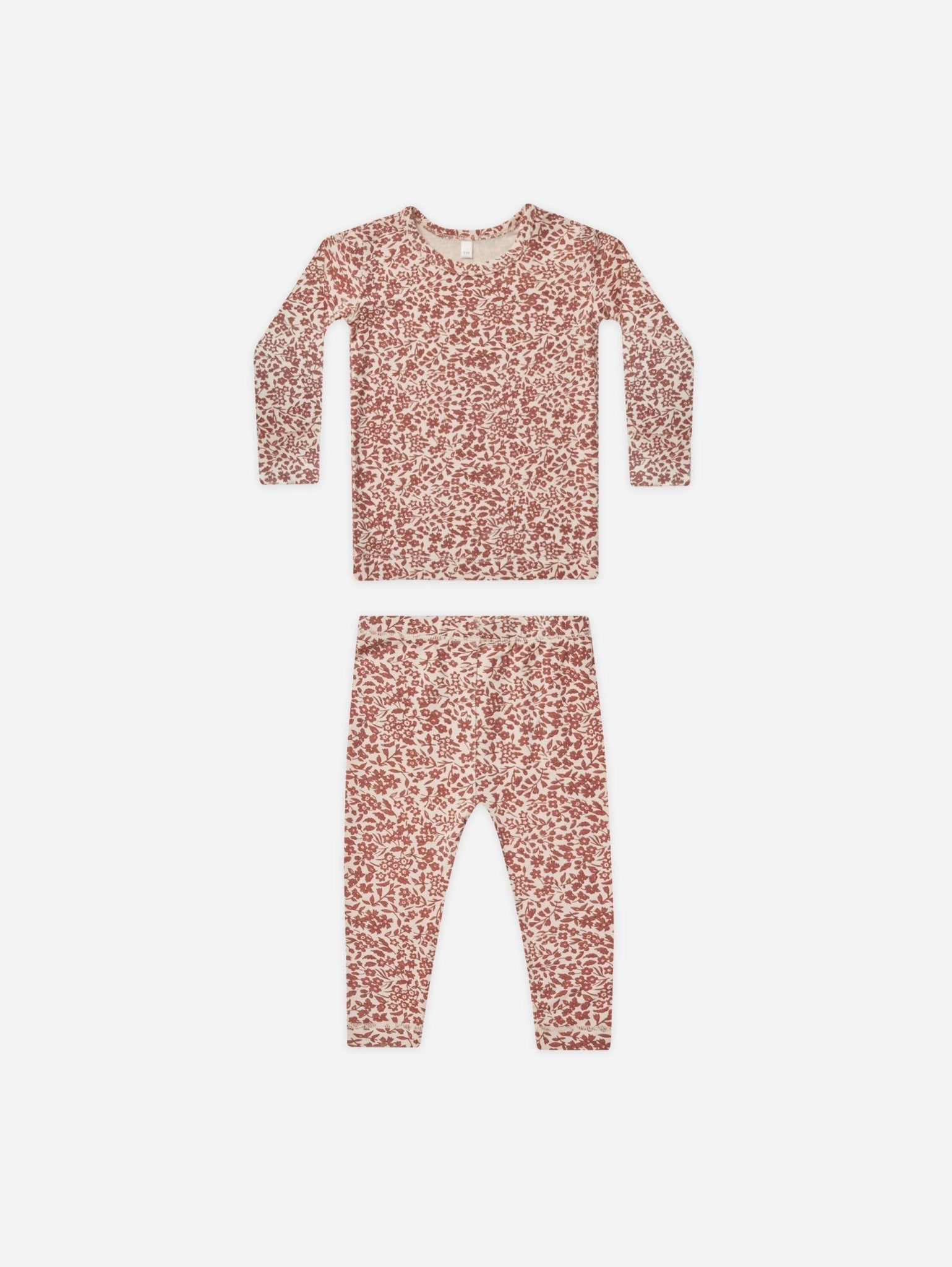 Bamboo Long Sleeve Pajama Set || Flower Field - Rylee + Cru Canada