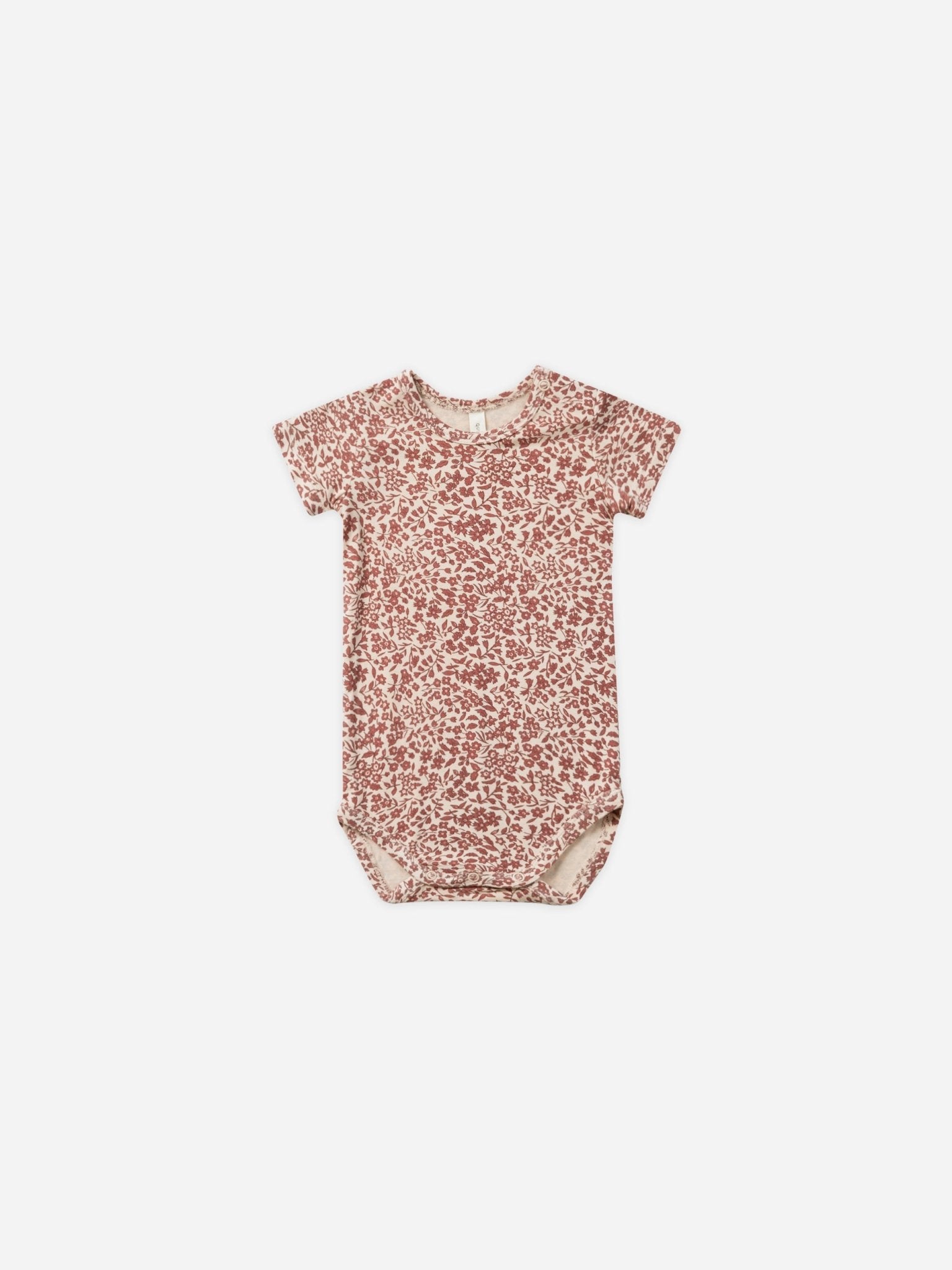 Bamboo Short Sleeve Bodysuit || Flower Field - Rylee + Cru Canada