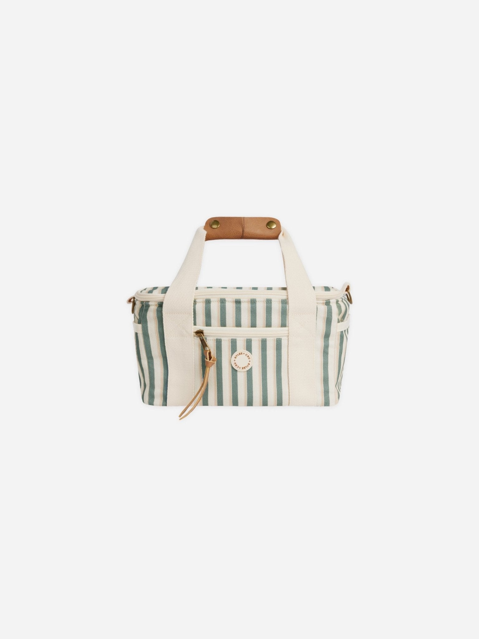 Cooler Bag || Aqua Stripe - Rylee + Cru Canada