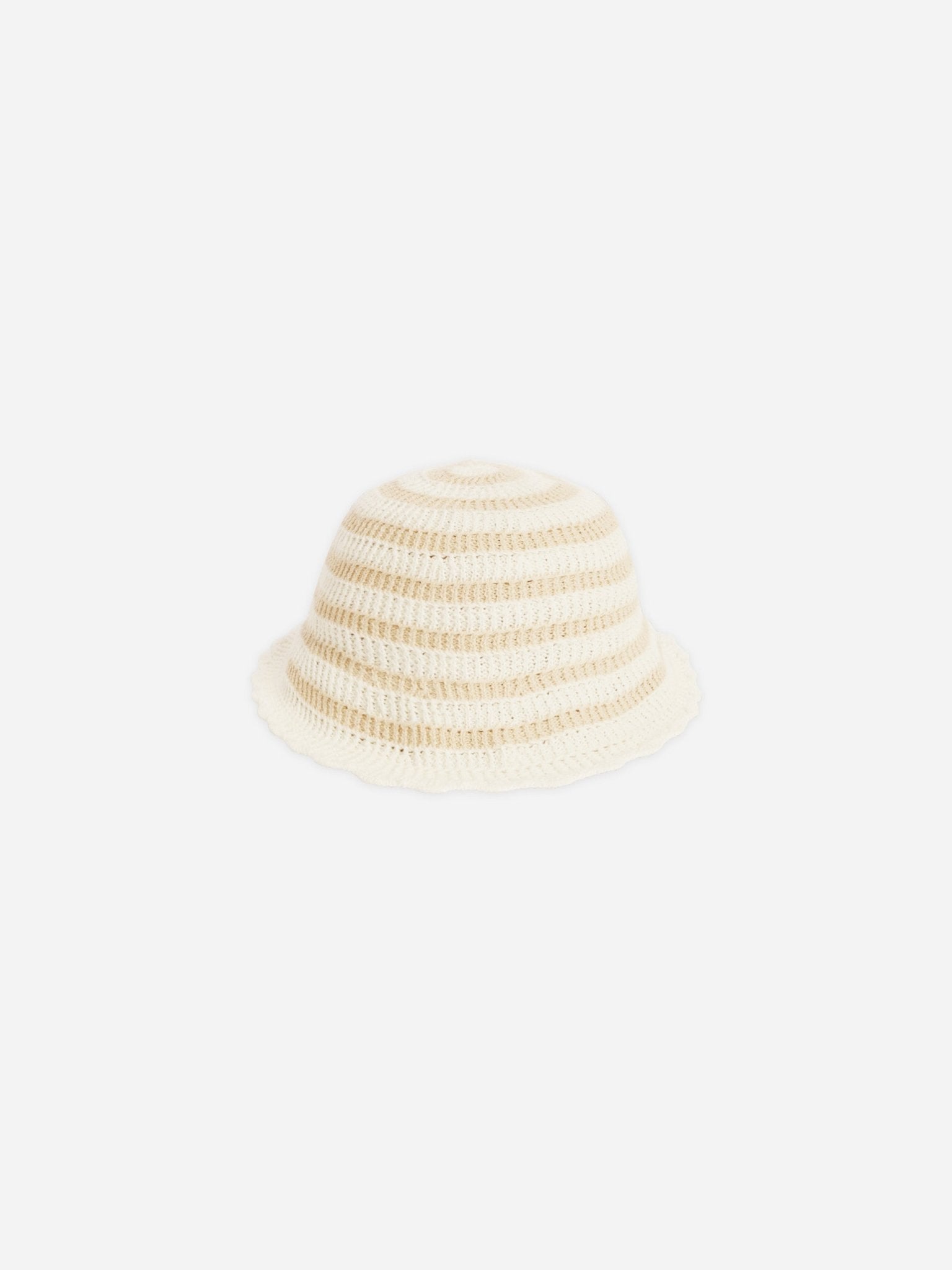 Crochet Bucket Hat || Sand Stripe - Rylee + Cru Canada