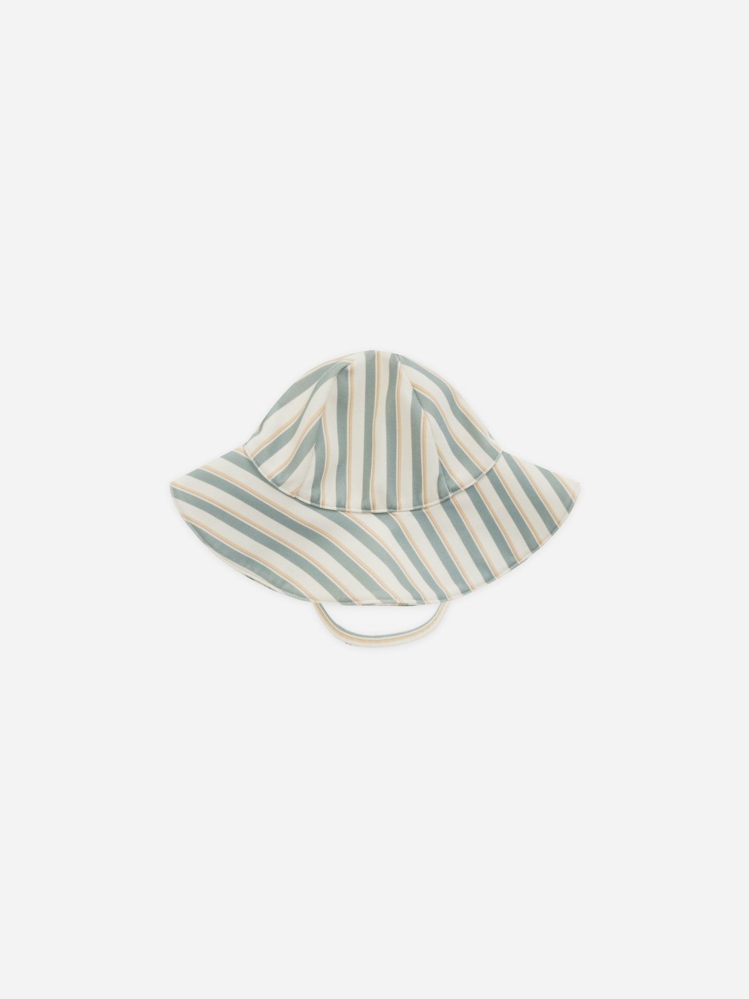 Floppy Swim Hat || Aqua Stripe - Rylee + Cru Canada