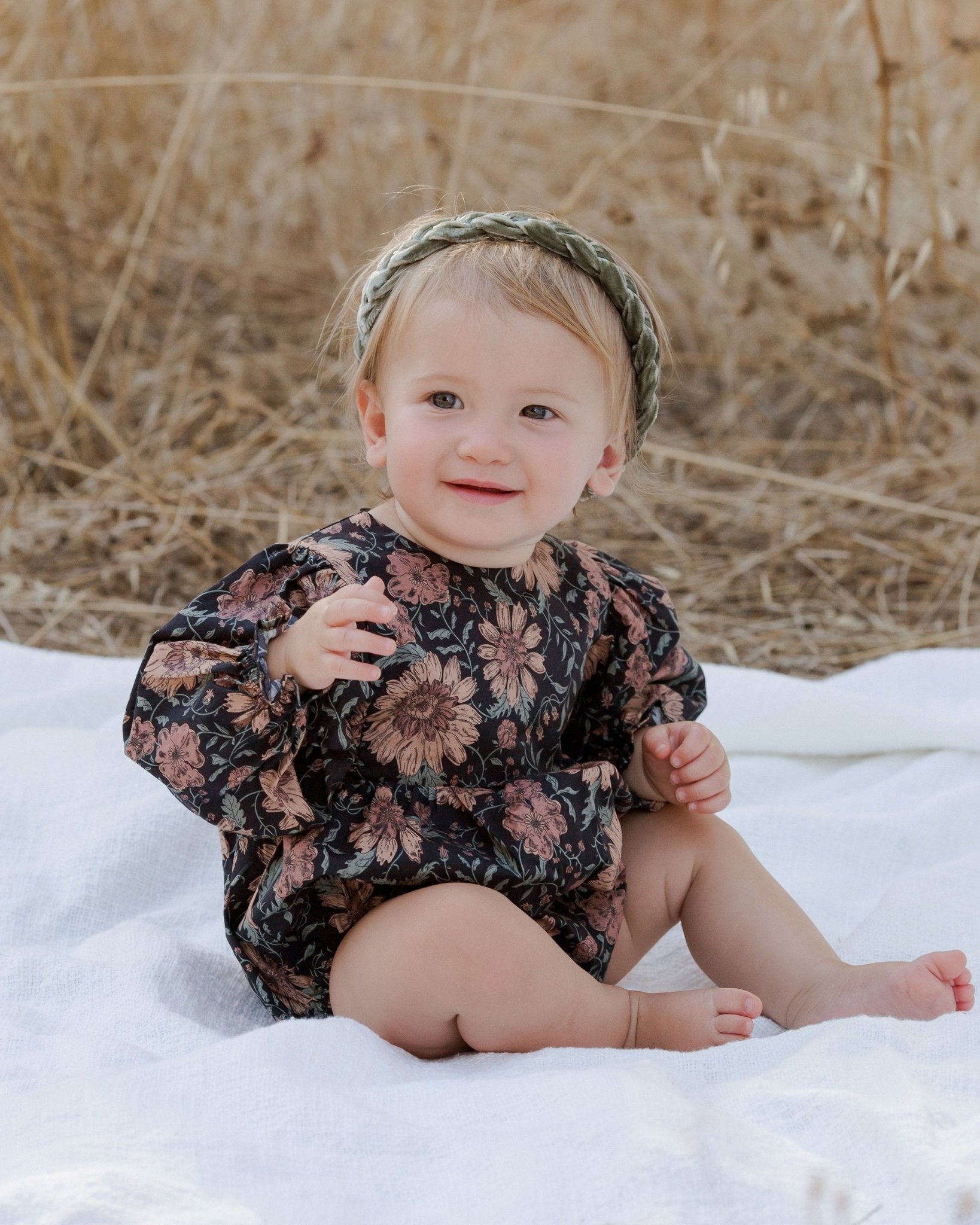 Luna Romper || Holiday Bloom - Rylee + Cru Canada