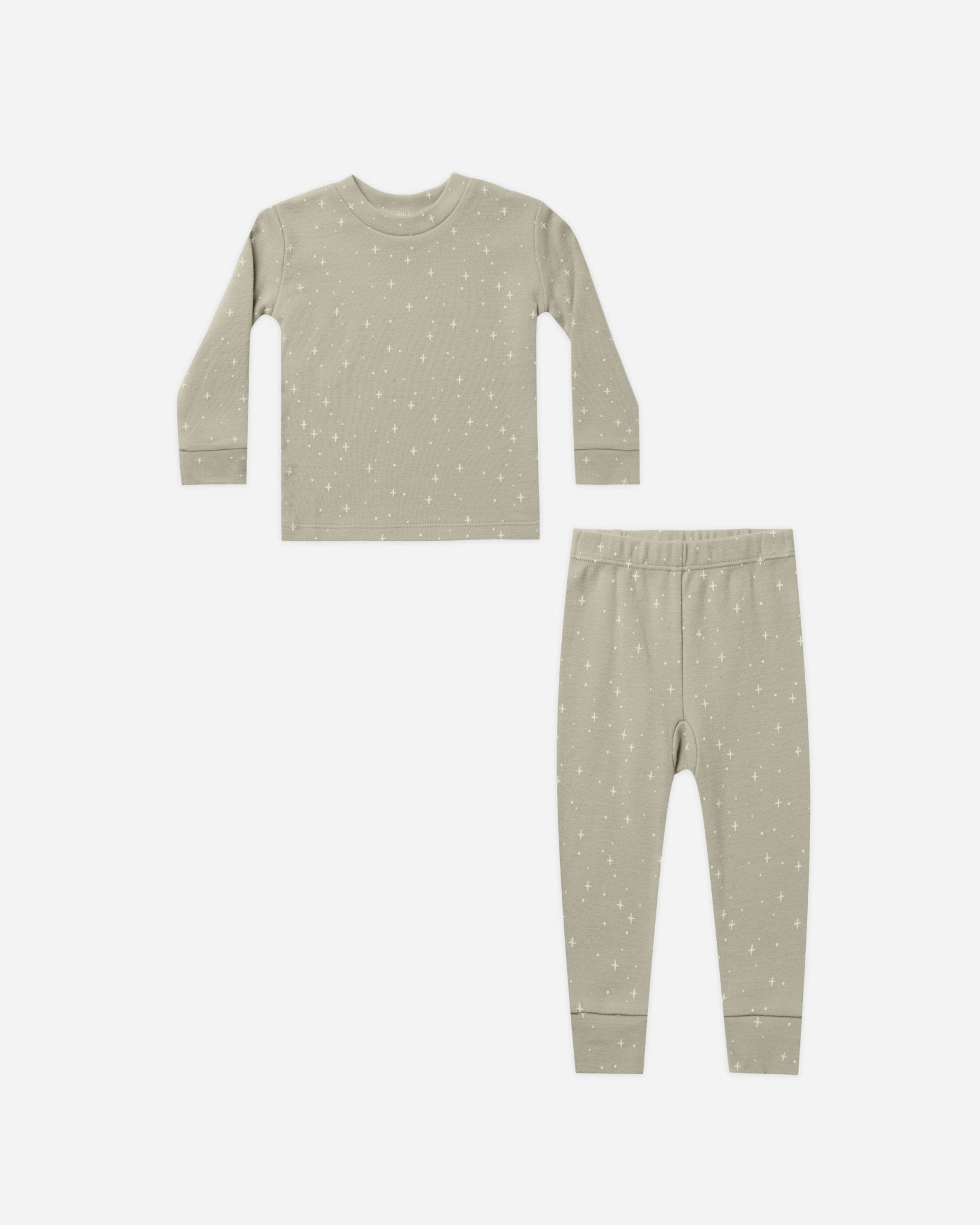 Long John Pajamas - Forest Stripe, Rylee + Cru