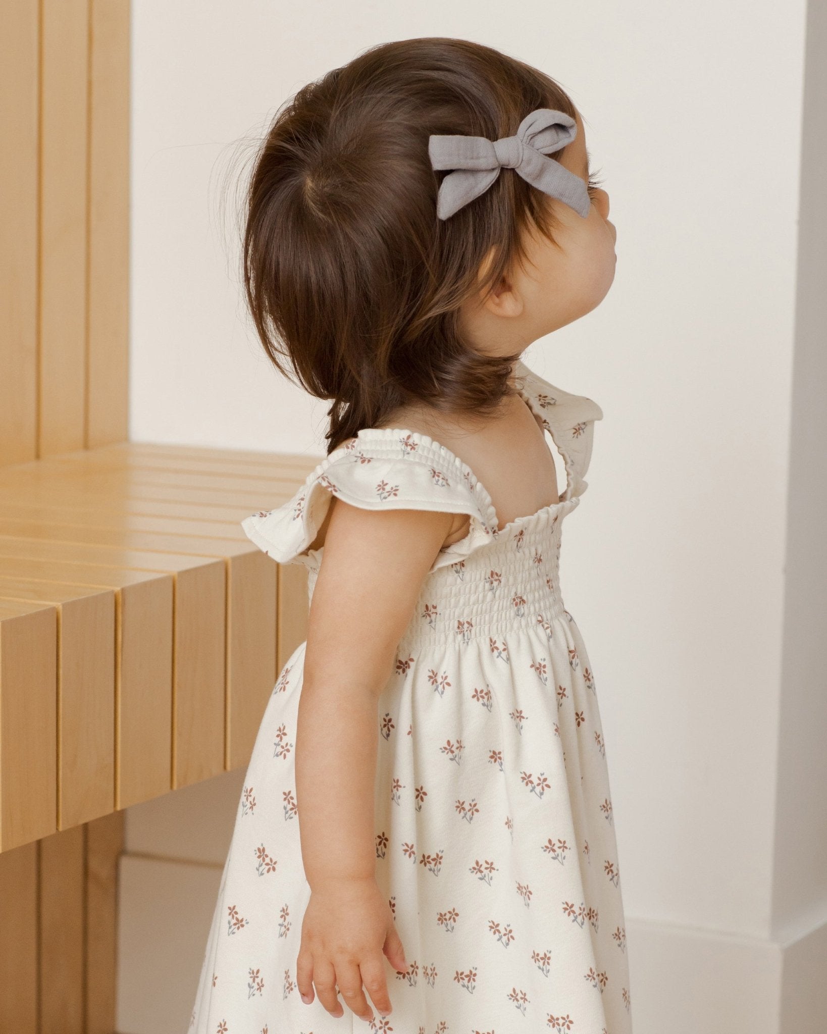 Smocked Jersey Dress || Summer Flower - Rylee + Cru Canada