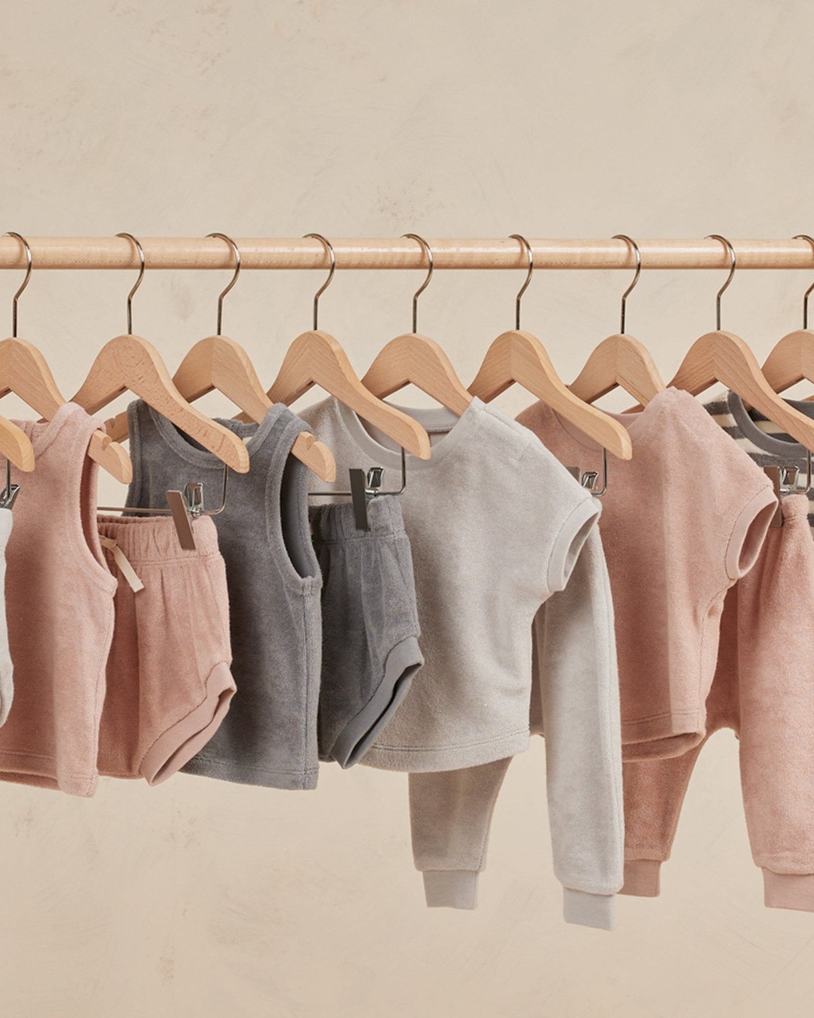 Terry Tee + Pant Set || Blush - Rylee + Cru Canada