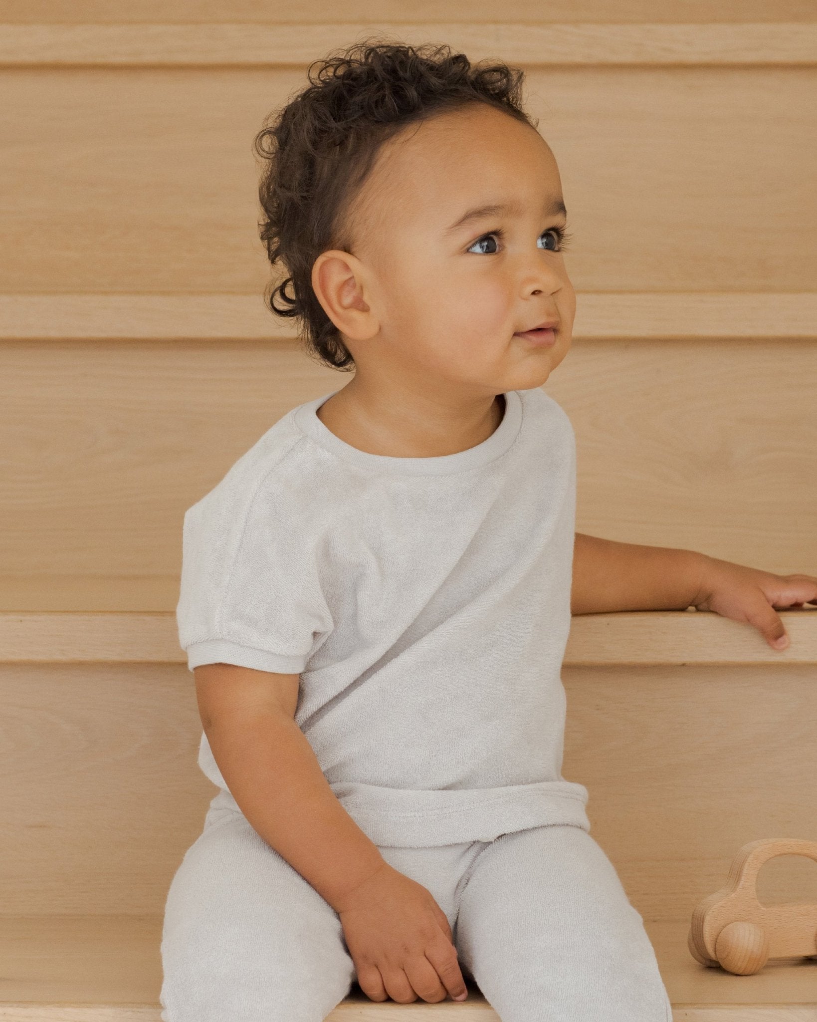 Terry Tee + Pant Set || Cloud - Rylee + Cru Canada