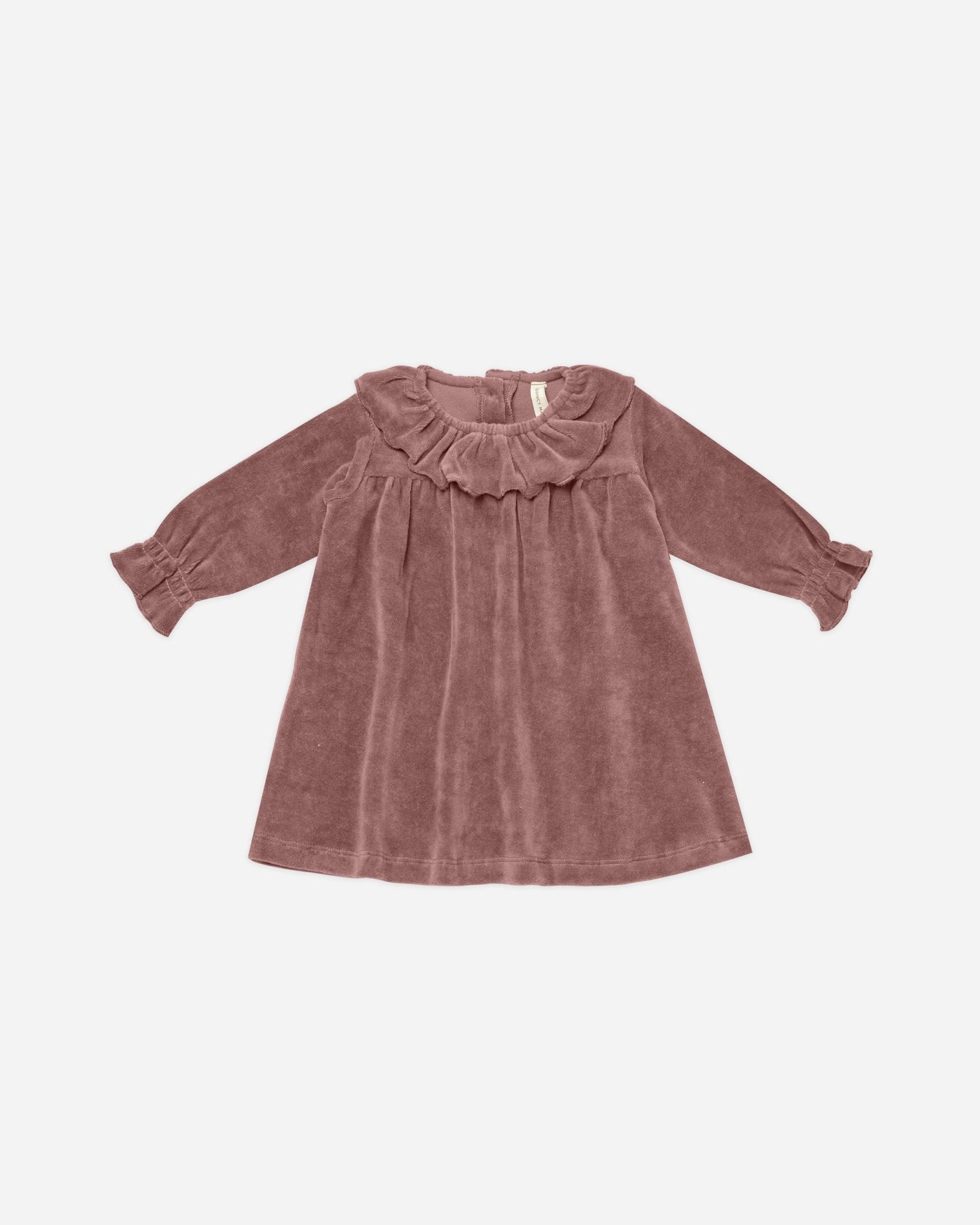 Velour Baby Dress || Fig - Rylee + Cru Canada